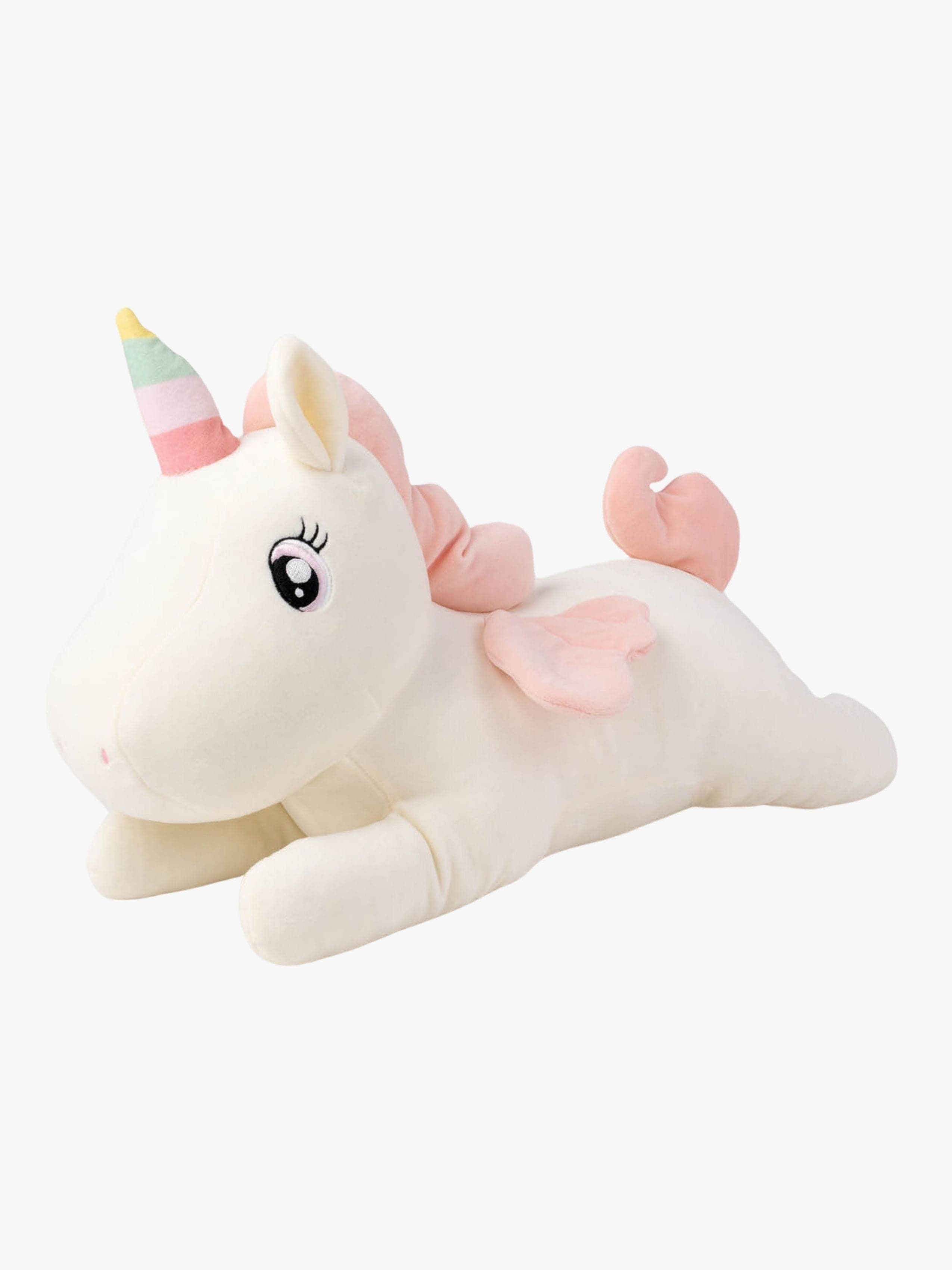 Teddykompaniet Pehmolelu Makaava Yksisarvinen 52 cm, Valkoinen