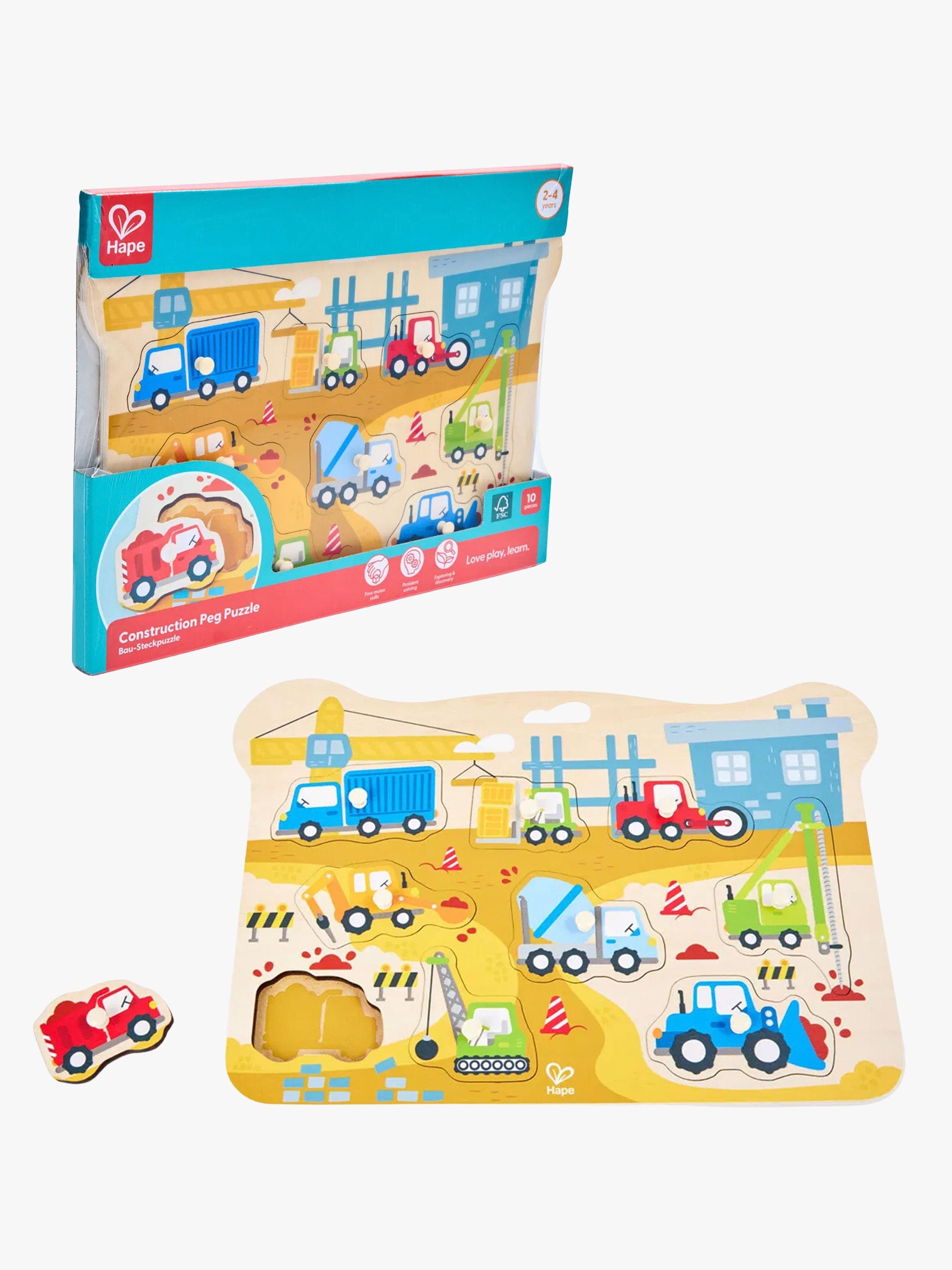 Hape Nuppipalapeli Rakennusajoneuvot 10