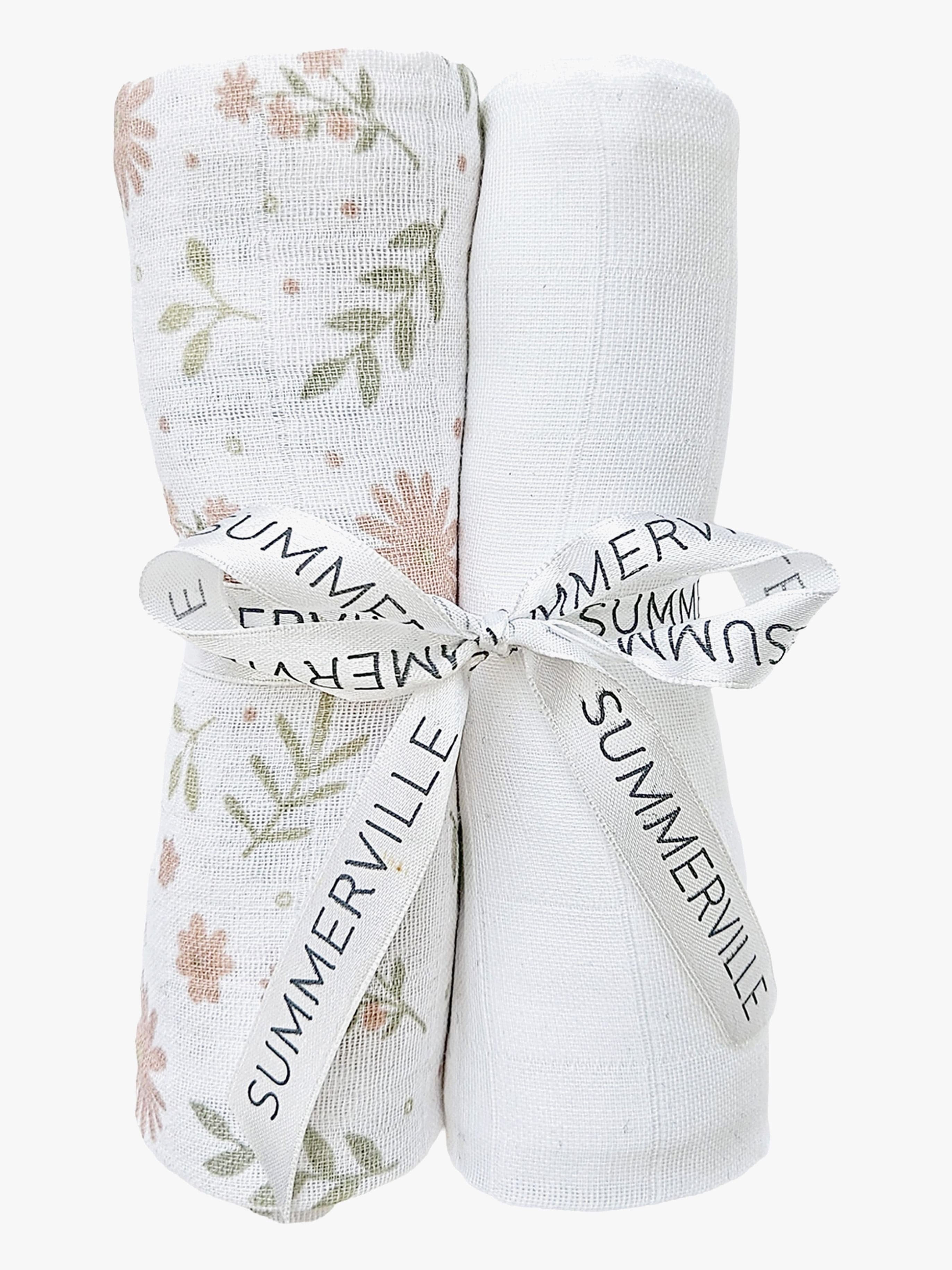 Summerville Organic Musliiniviltti 2-pack, Blossom