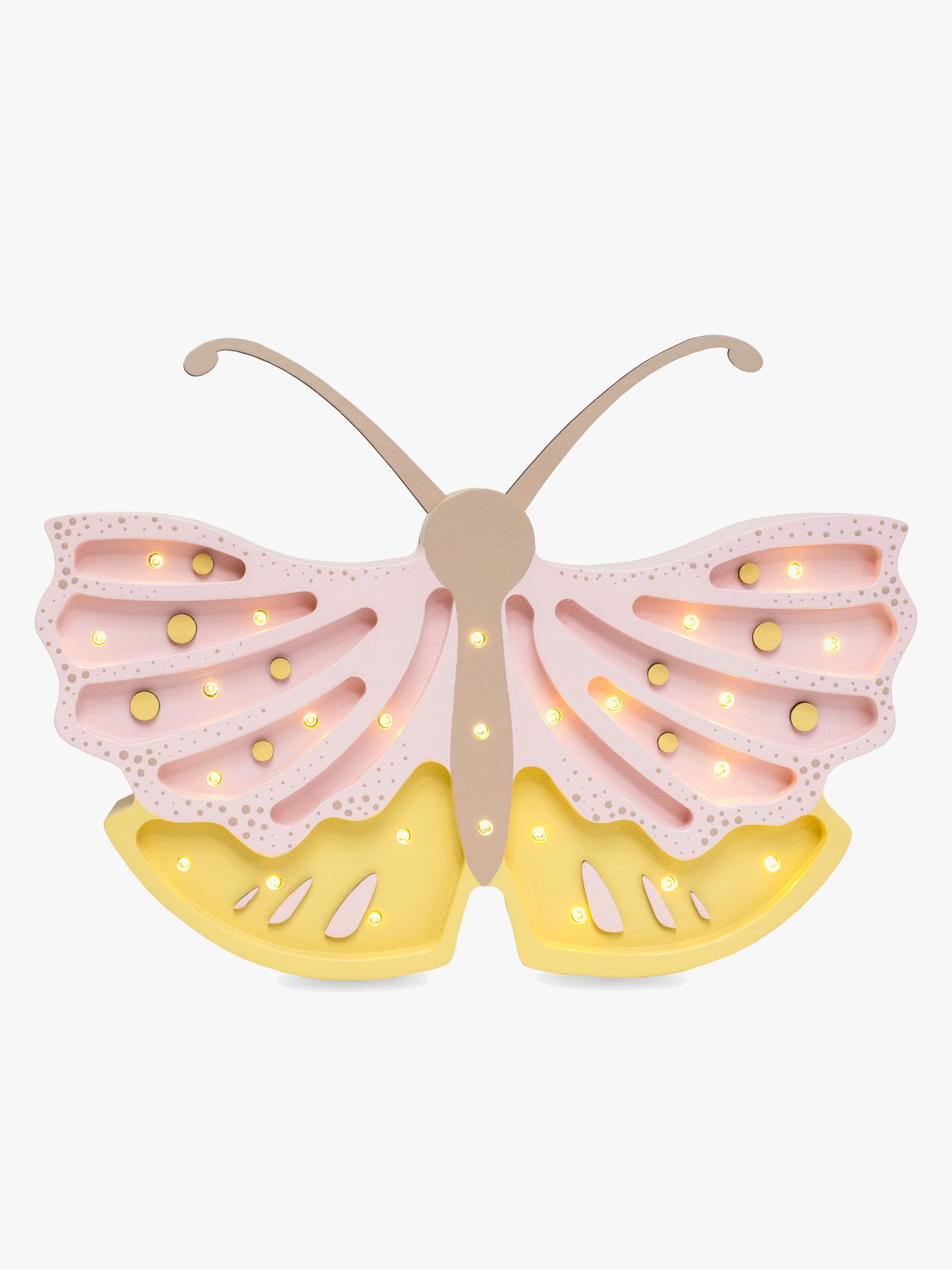 Little Lights Valaisin Perhonen, Vaaleanpunainen