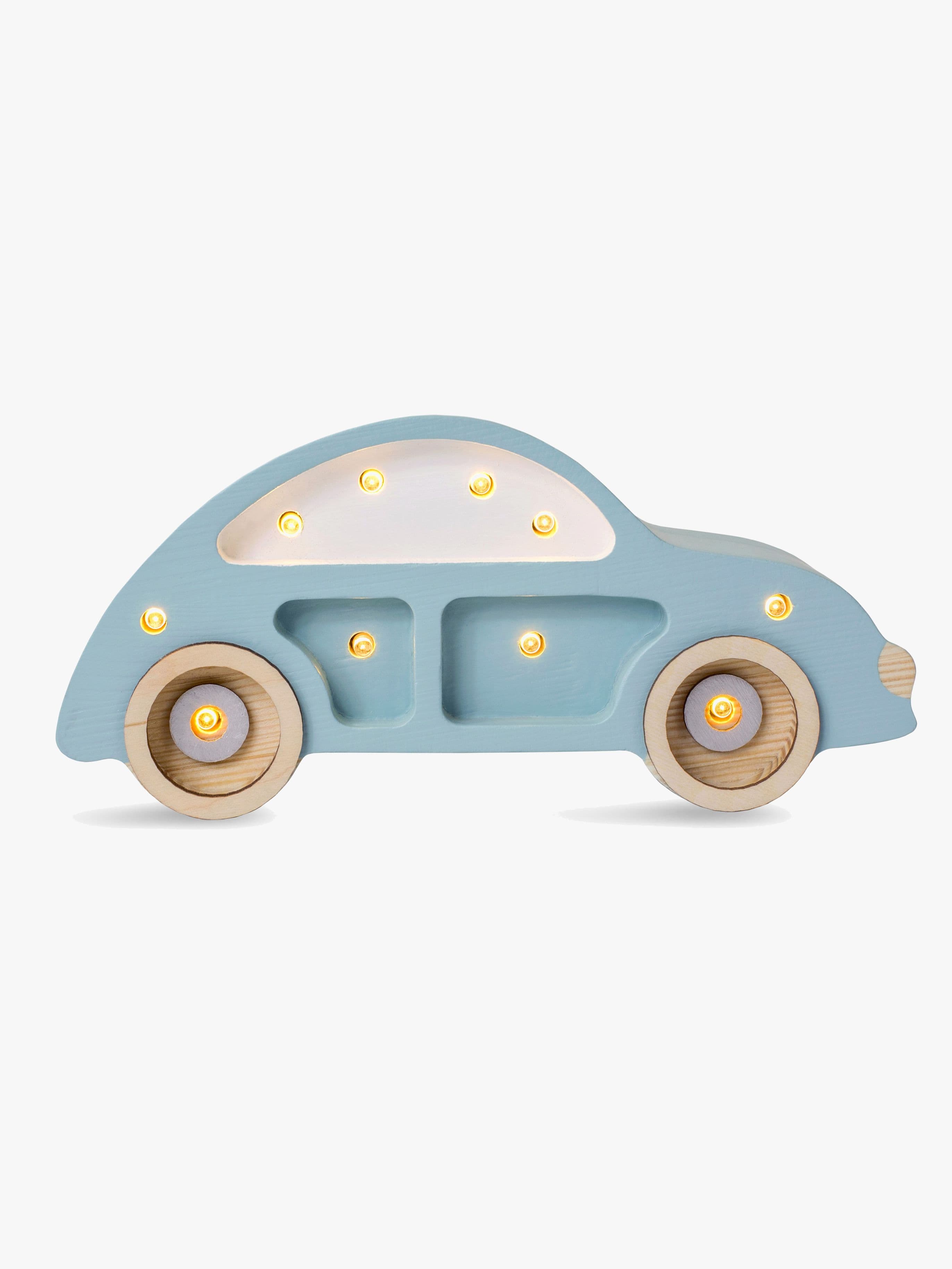 Little Lights Mini Valaisin Auto, Retro Blue