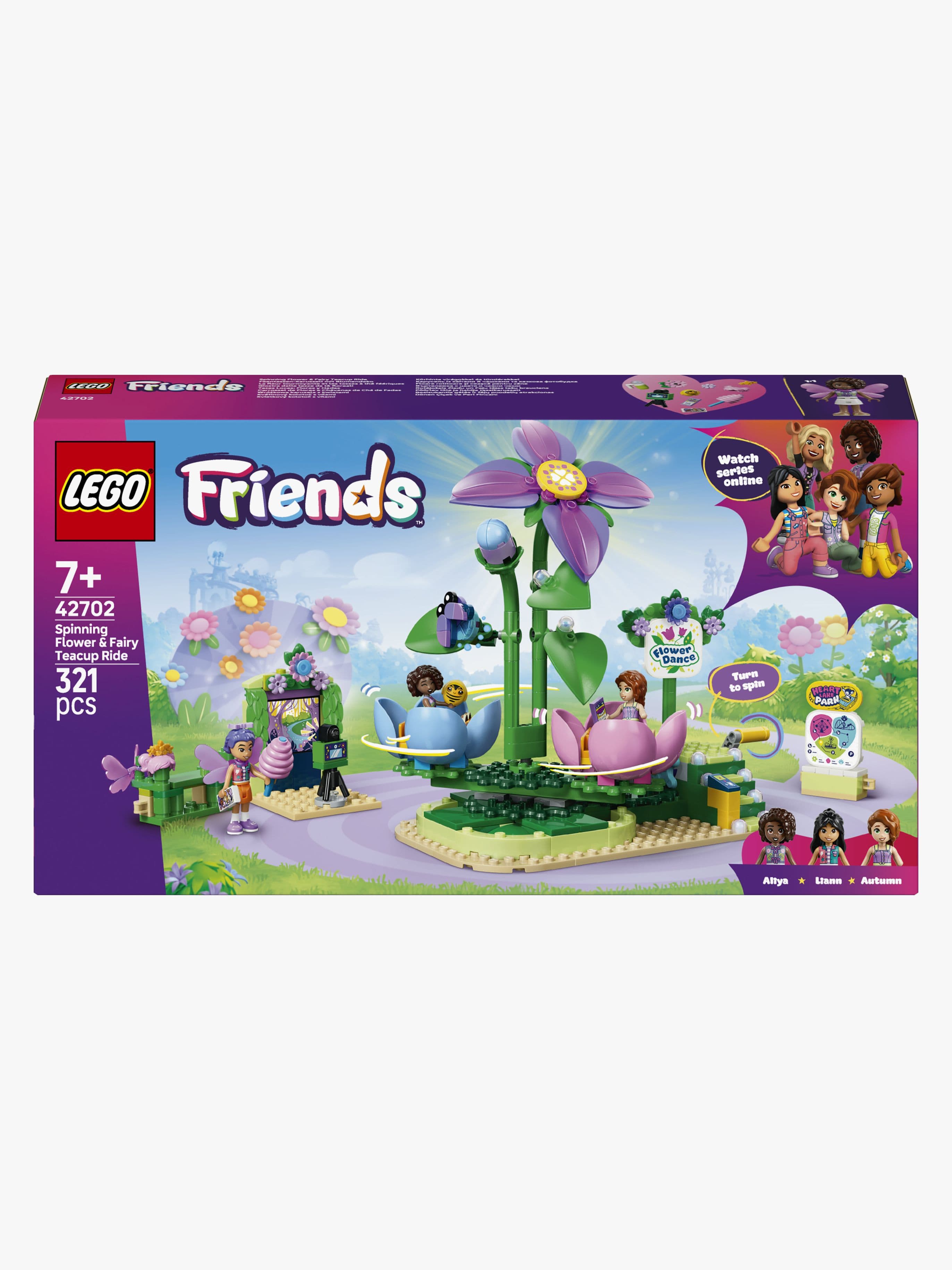 LEGO Friends 42702 Kukkien ja keijujen koristama teekuppikaruselli