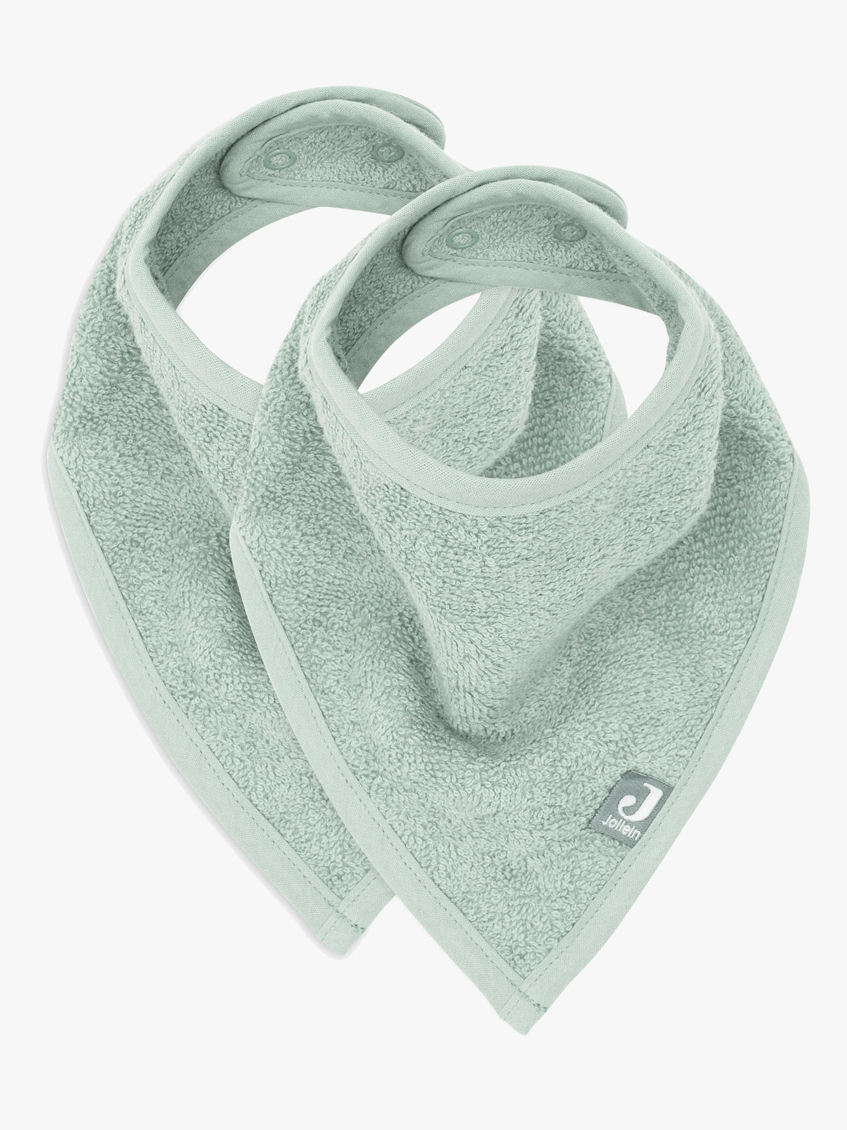 Jollein Bandana Kuolalappu 2-Pack, Ash Green