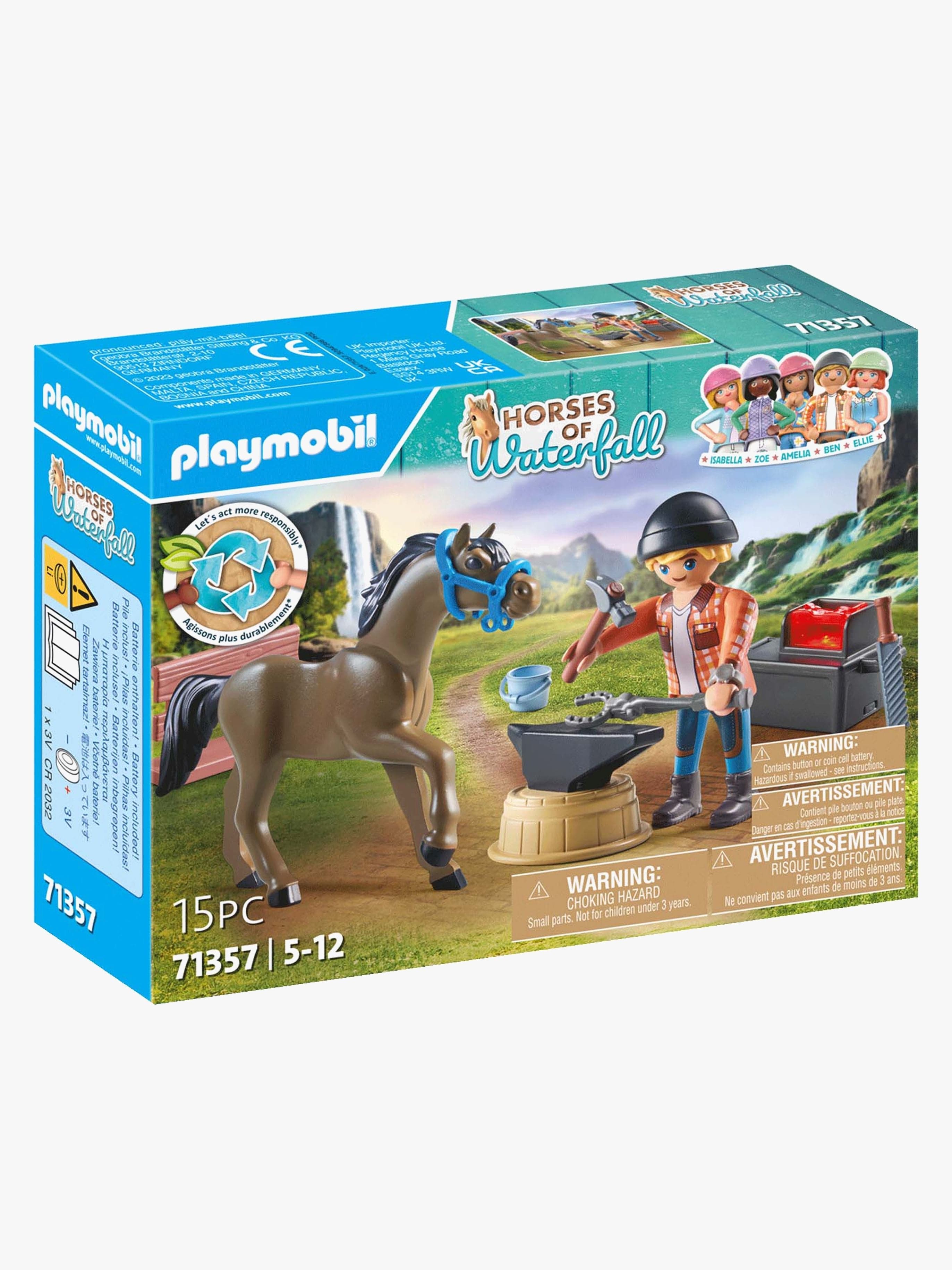 Playmobil 71357 Horses of Waterfall Hevosen Kengittäjä