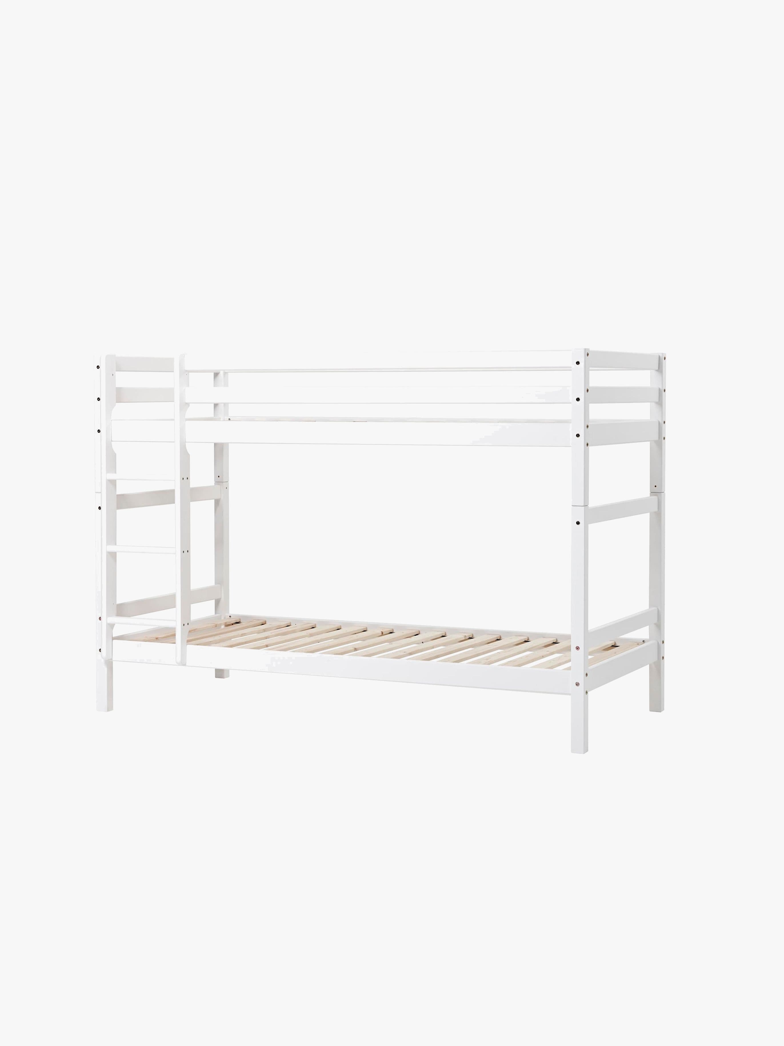 Hoppekids Kerrossänky Basic 90x200, Valkoinen, Juniorisänky