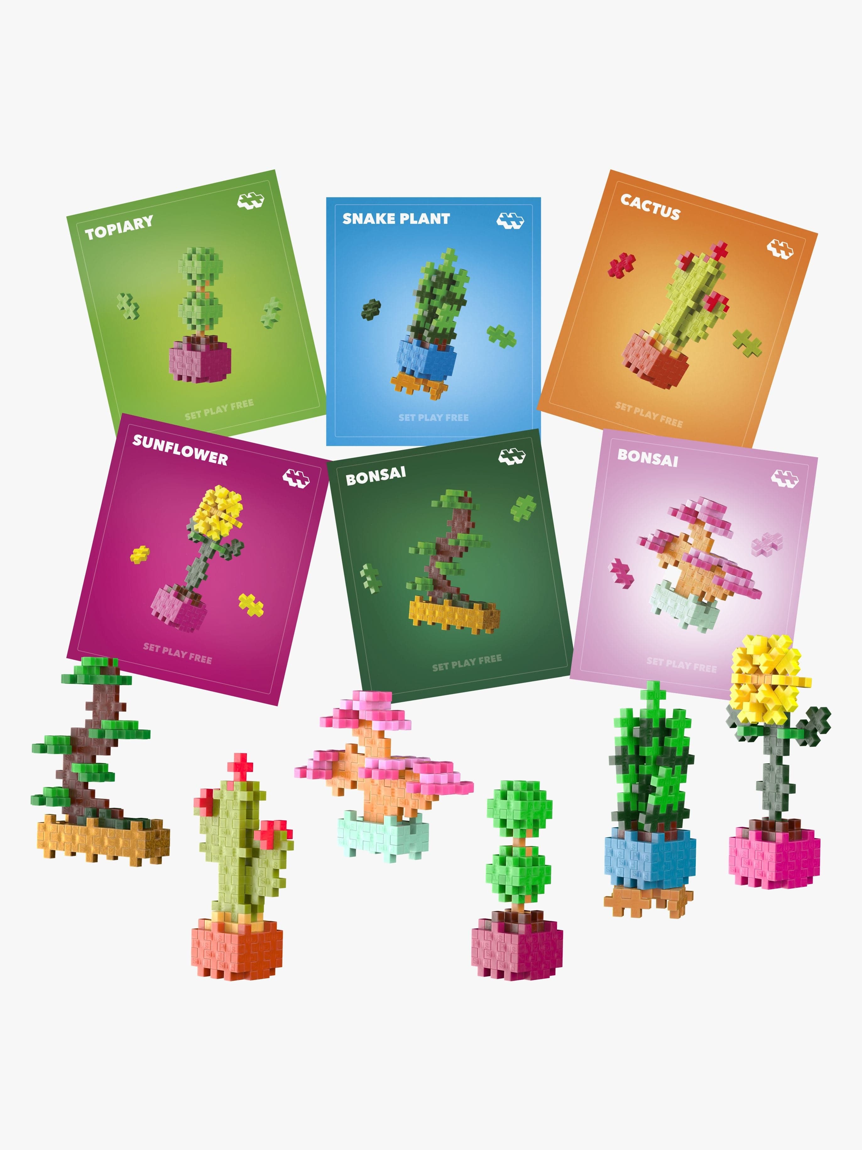 Plus-Plus Plant Bundle Rakennussarja 6-pack
