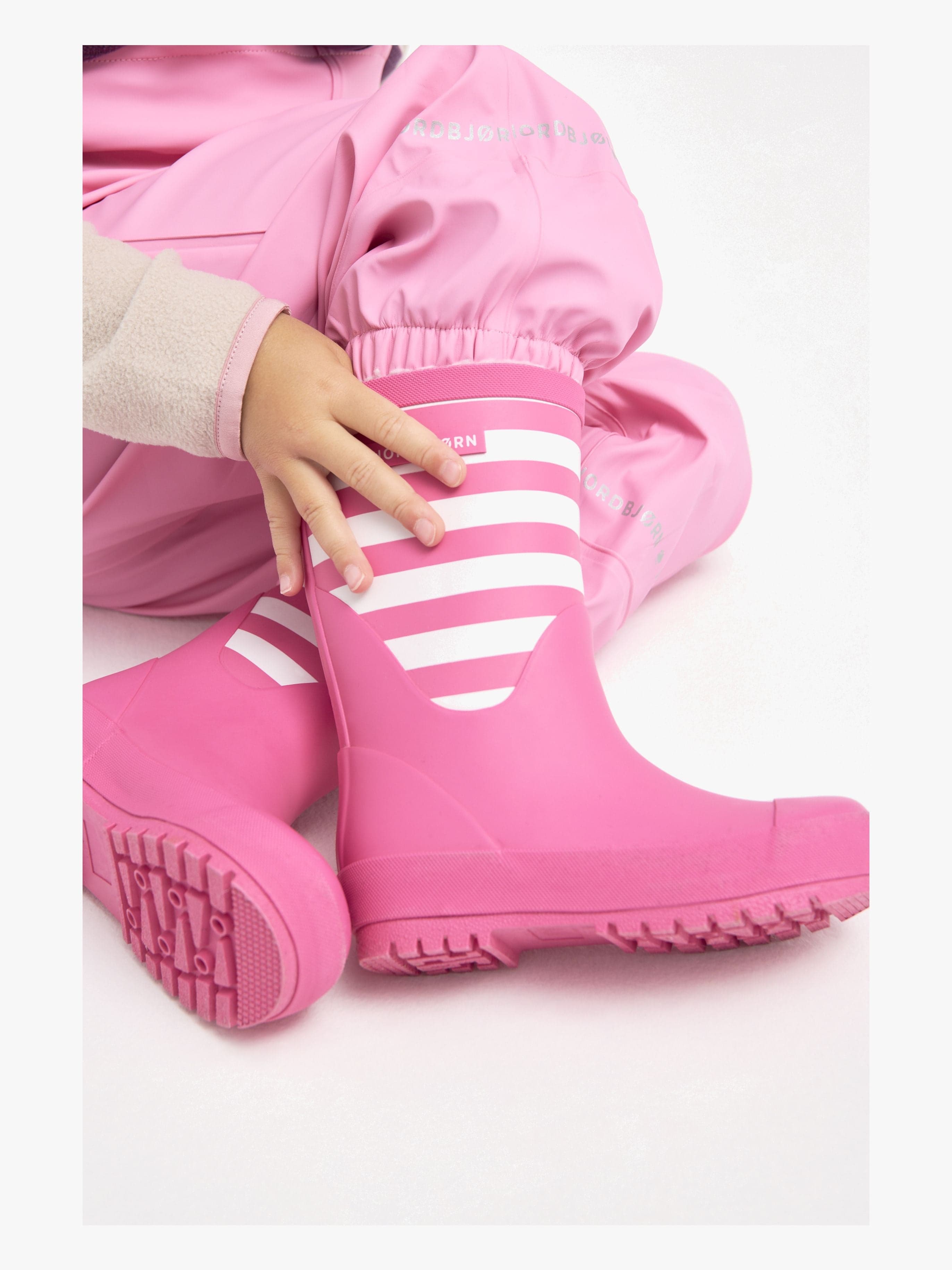 Nordbjørn Dunder Talvikumisaappaat, Fuschia/White, 24