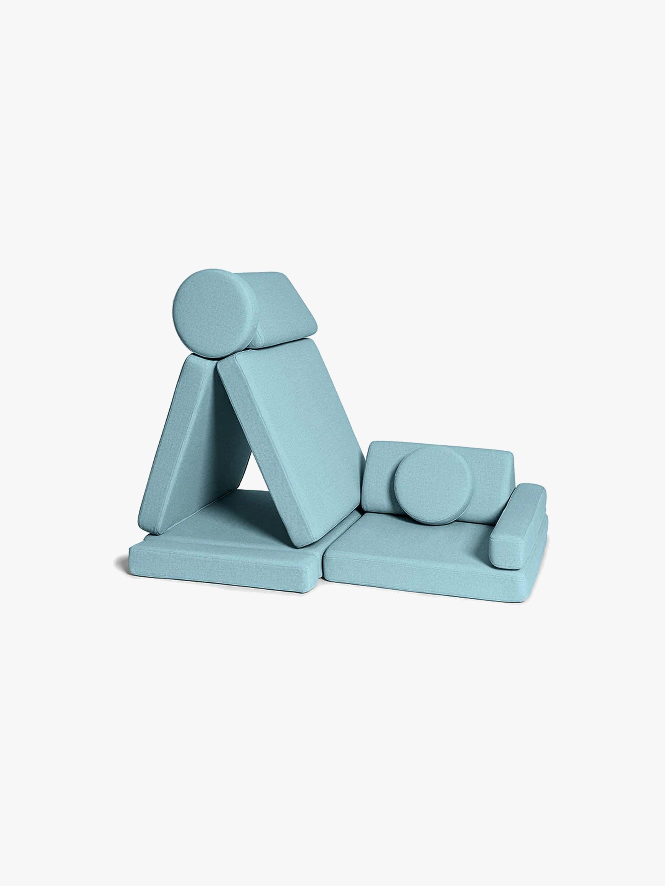 Shappy Play Rakennettava Sohva 160x80 cm, Sky Blue