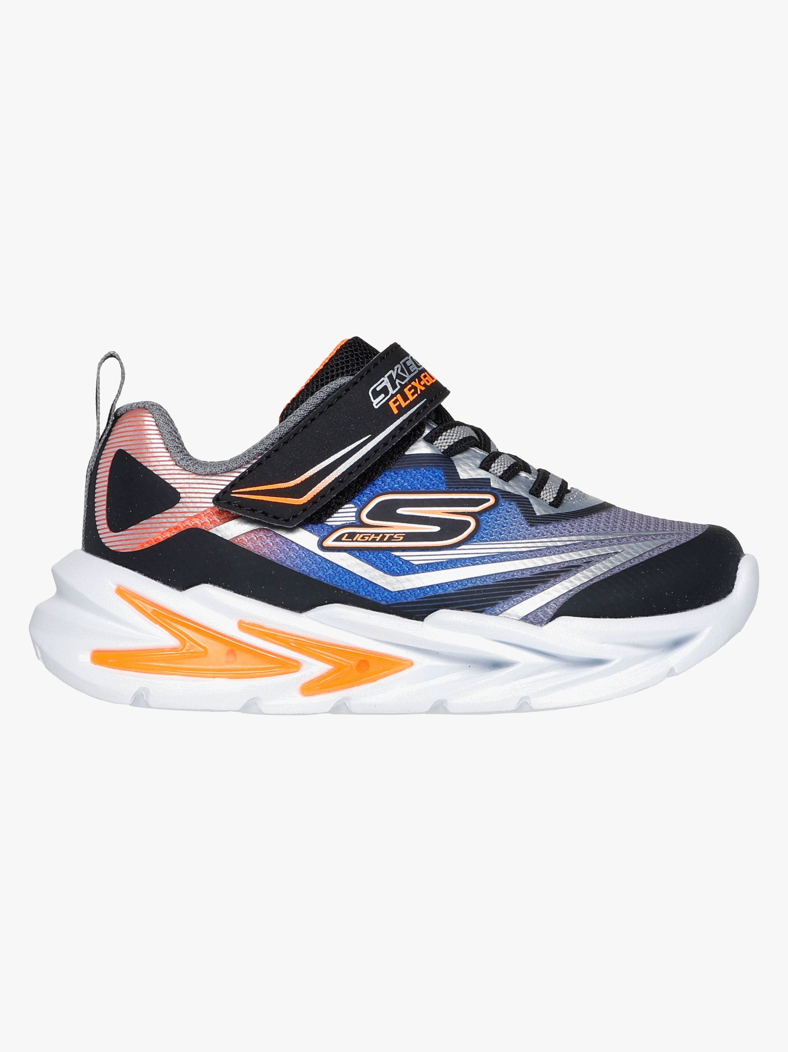Skechers Flex-Glow Ultra Kids Vilkkuvat Lenkkarit, Musta, 25