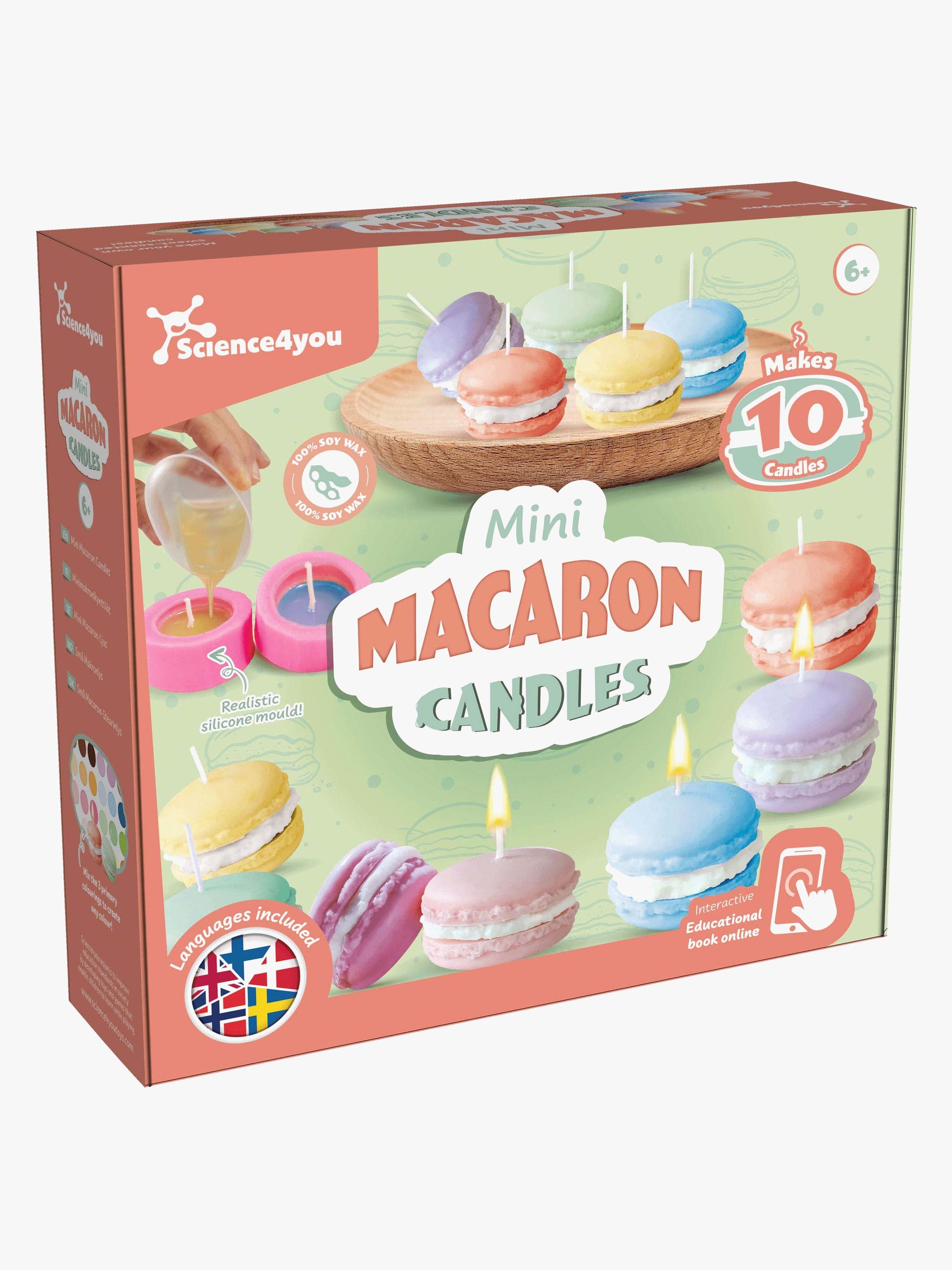 Science4you Askartelusetti Mini Macaron Kynttilät