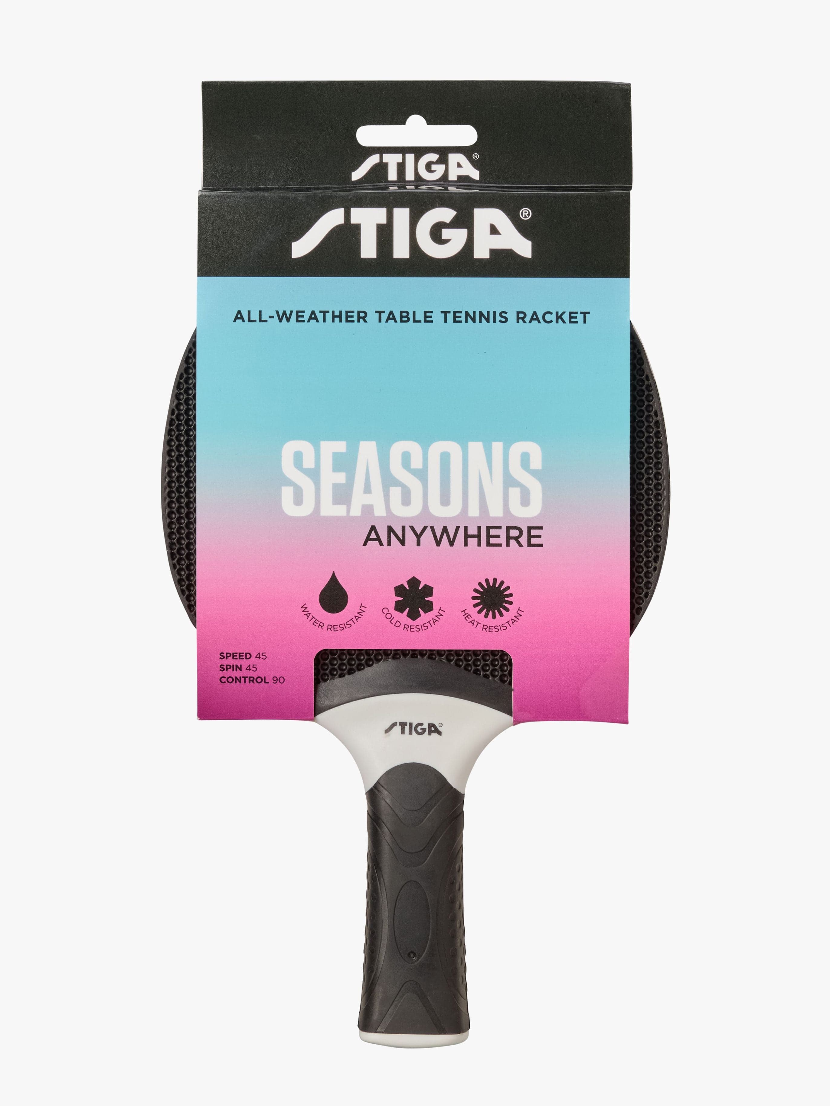 STIGA Bat Seasons Anywhere Pingismaila, Black