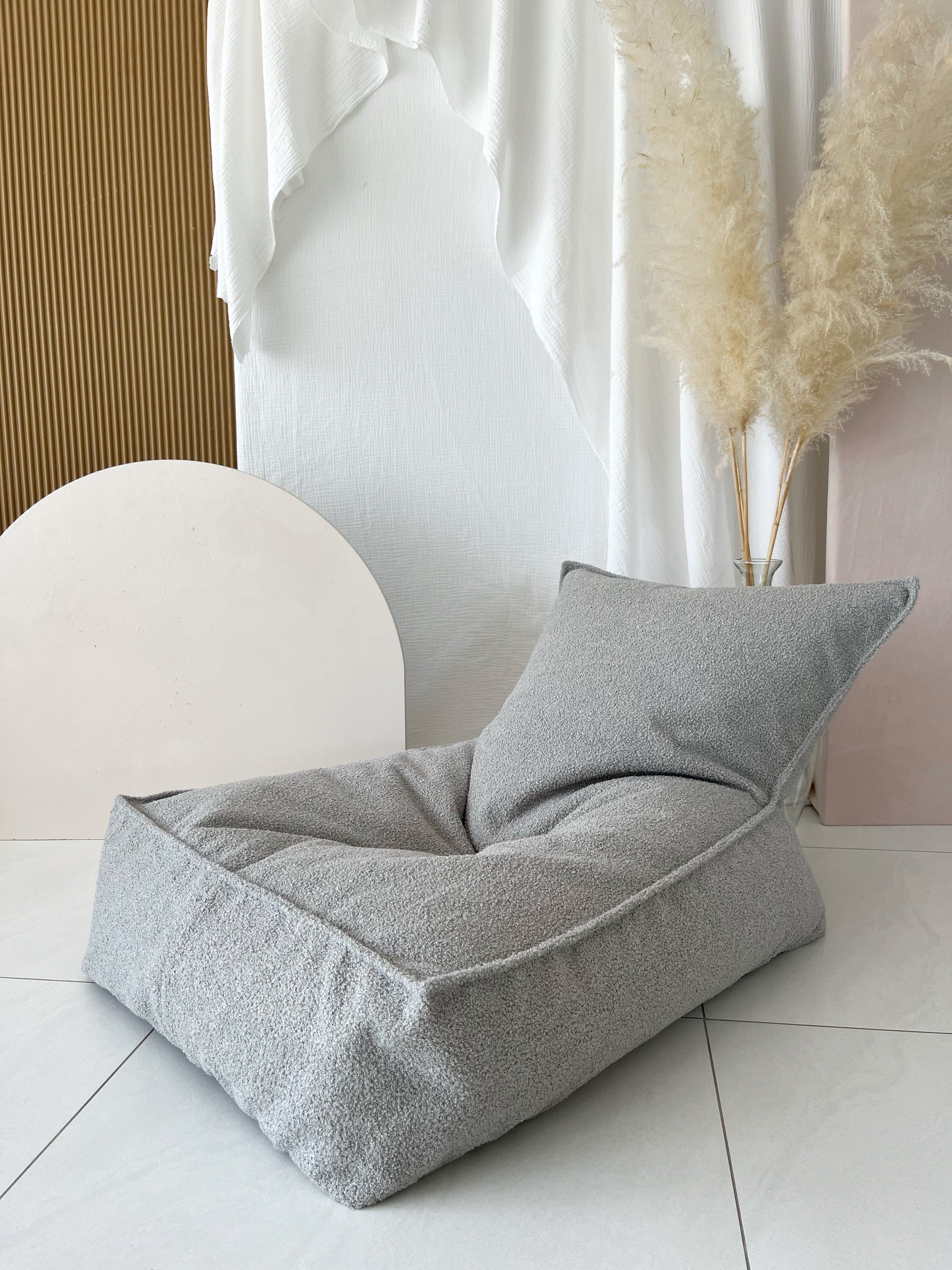 Alice & Fox PIXIE Säkkituoli, Harmaa
