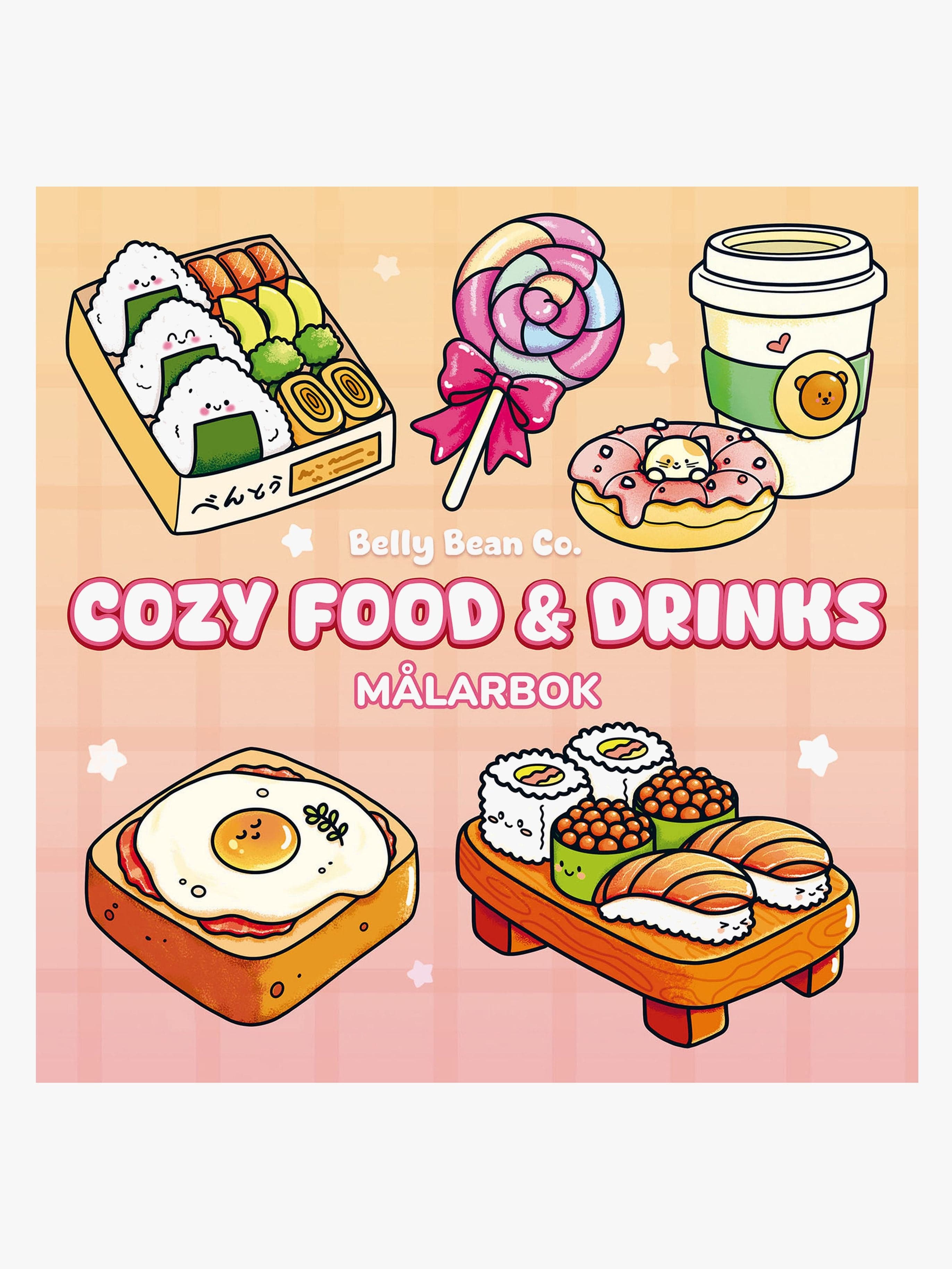 BokforlagetMaxStrom Cozy Food & Drinks Värityskirja