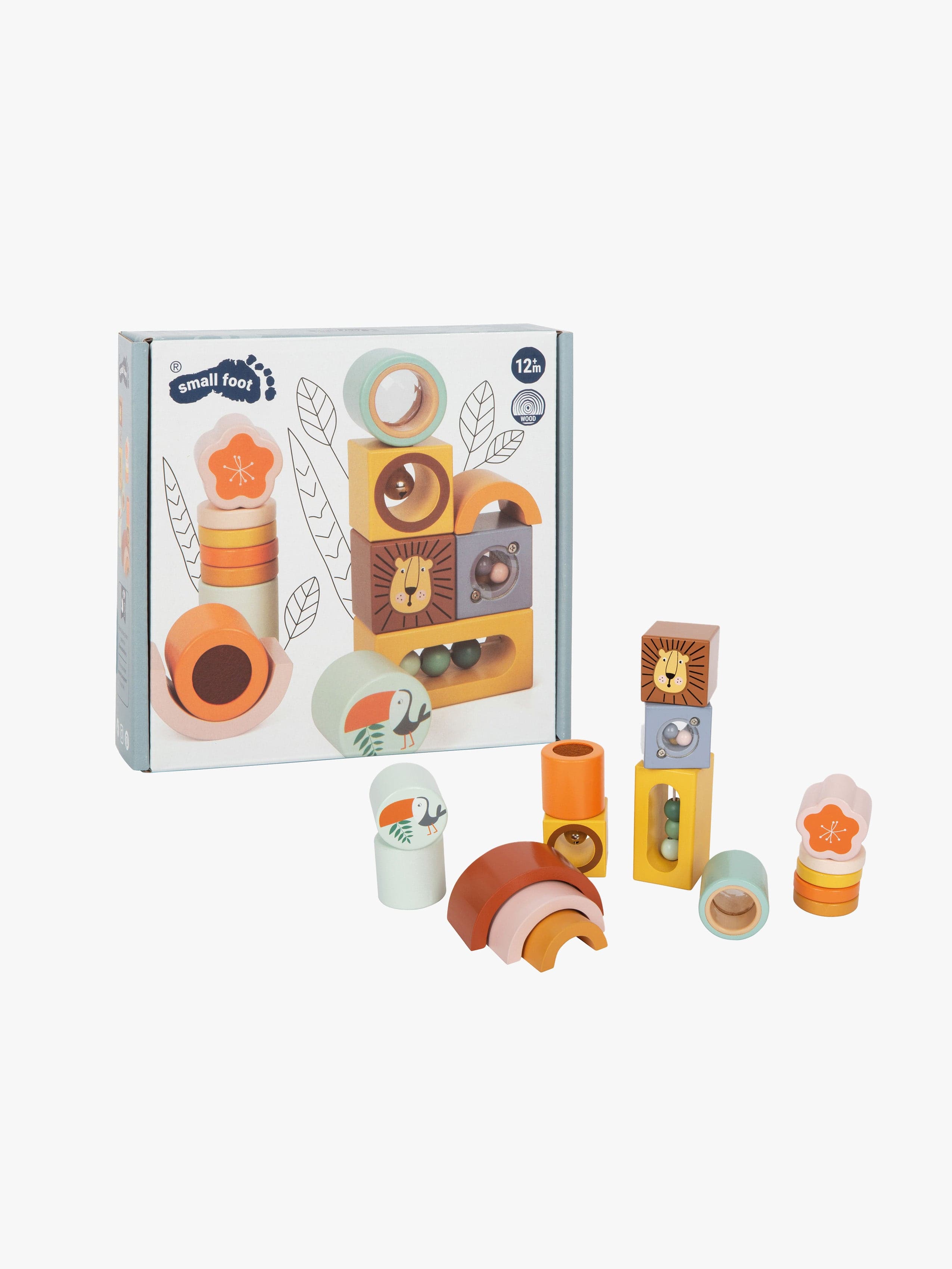 Small Foot Safari Rakennuspalikat 12 Kpl