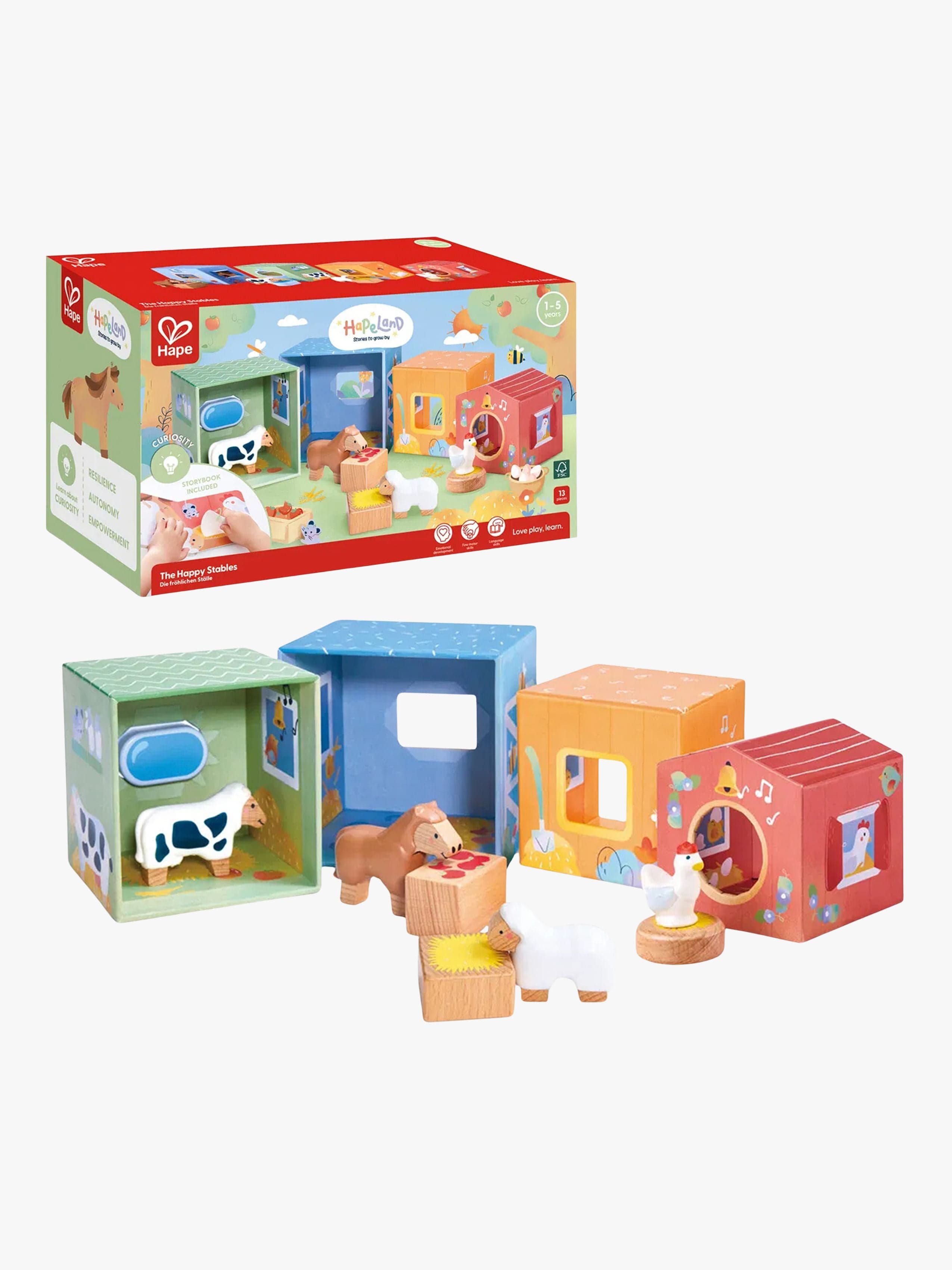 Hape Satukirja + Leikkisetti The Happy Stables