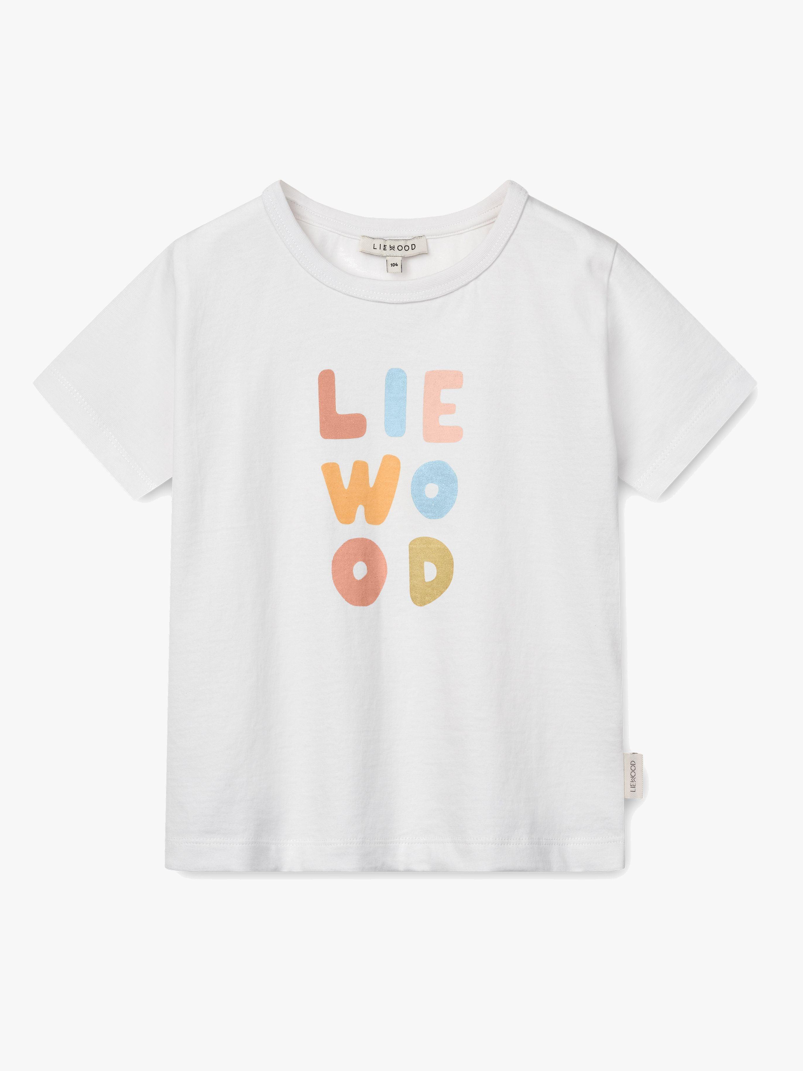 LIEWOOD Apia Placement T-paita, Liewood Pale tuscany/Crisp white, 104