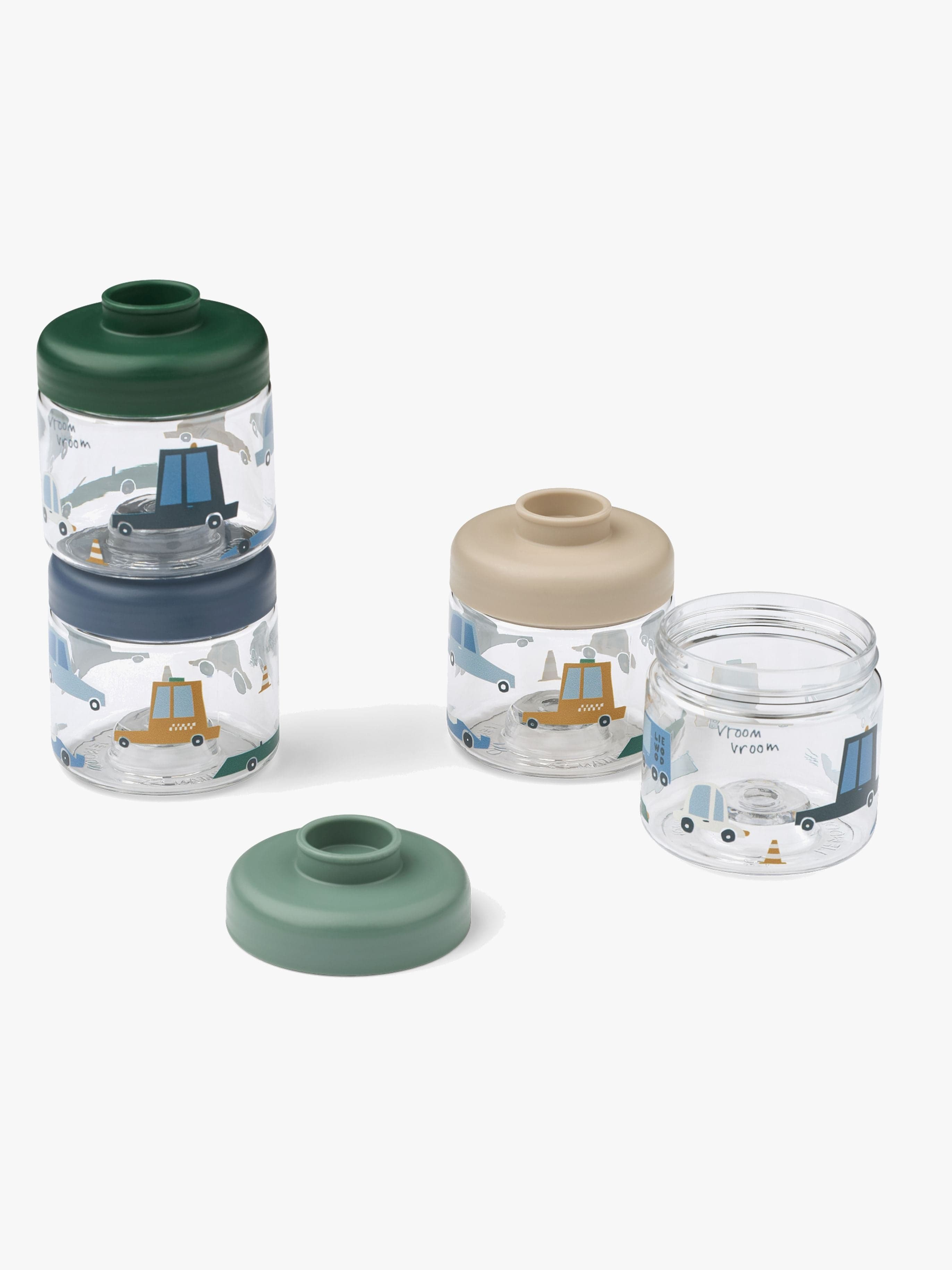LIEWOOD Eväsrasiat 100 ml 4-pack, Cars/Sandy