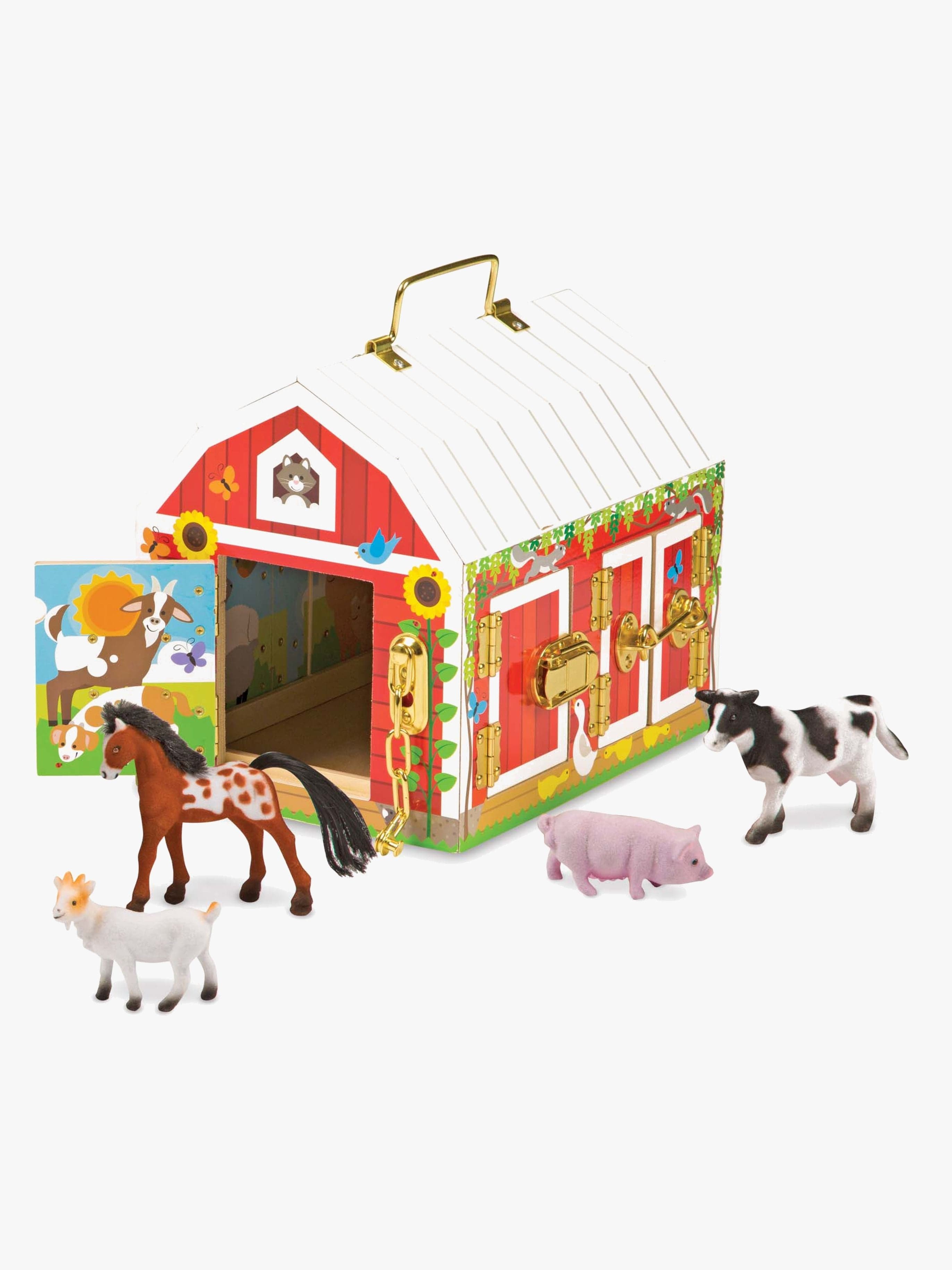Melissa & Doug Eläinten Talli + Ovet & Eläimet