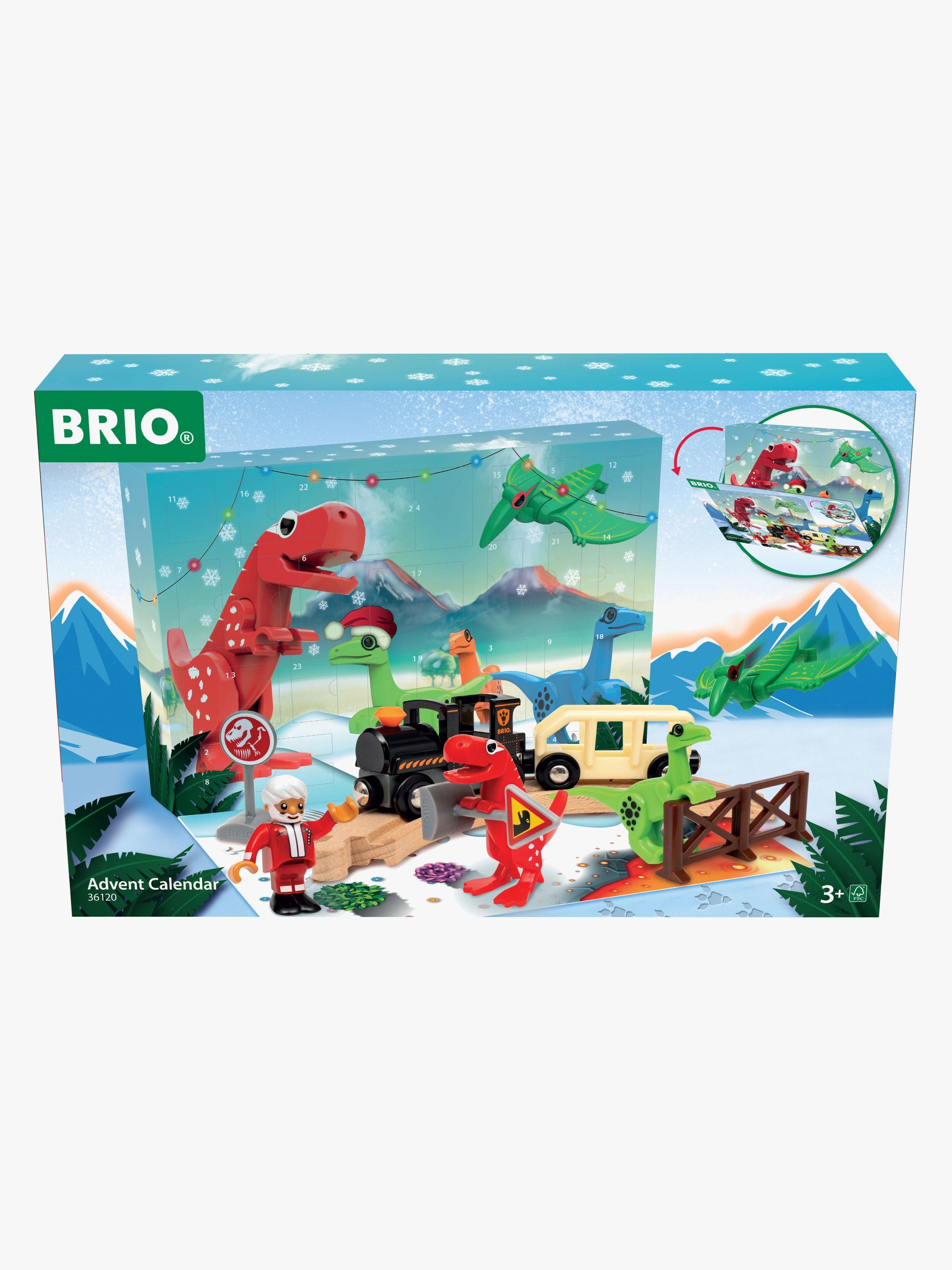 BRIO Joulukalenteri Dinosaurus 2025