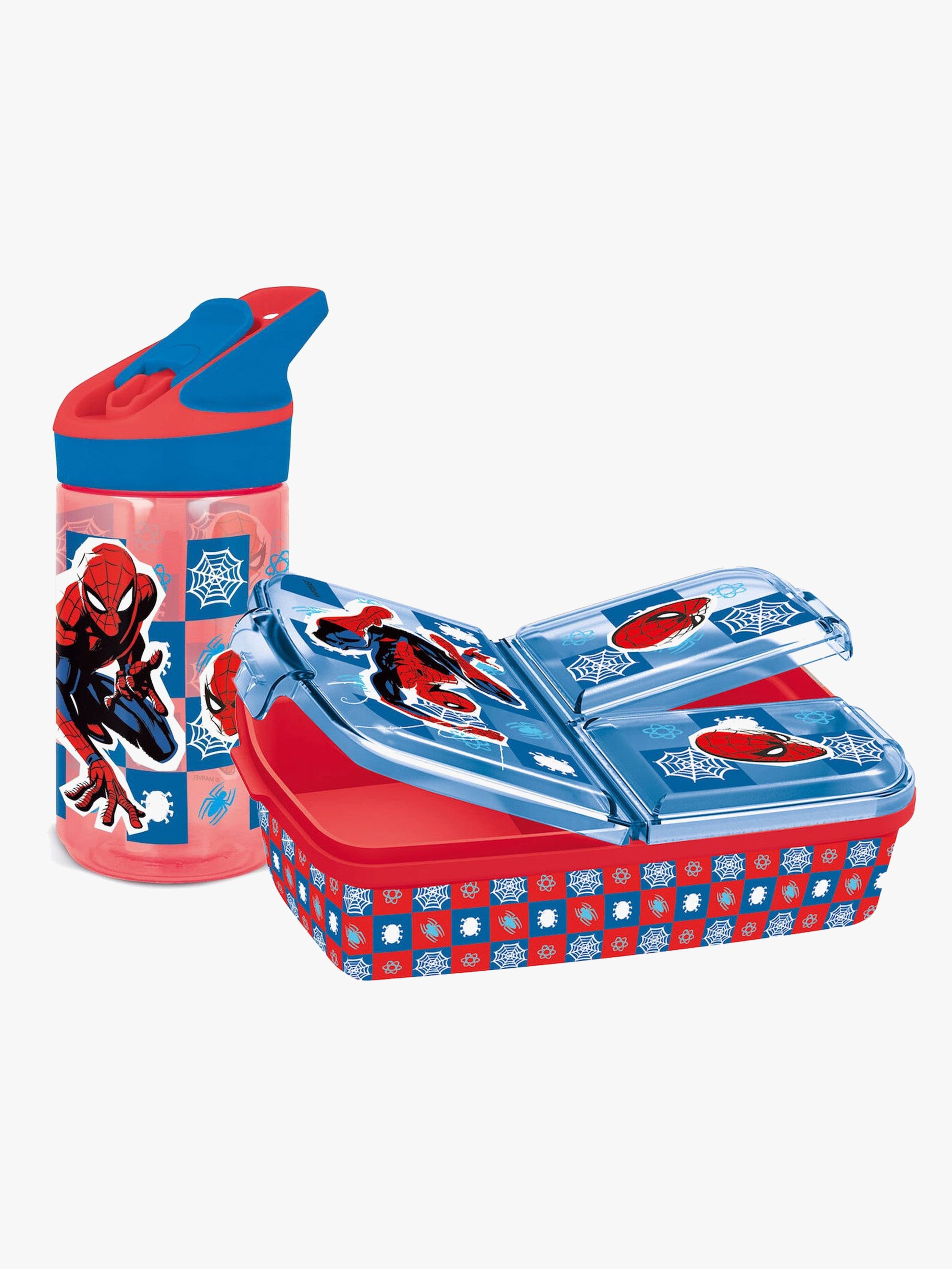 Marvel Spider-Man Eväsrasia + Pullo, Red/Blue
