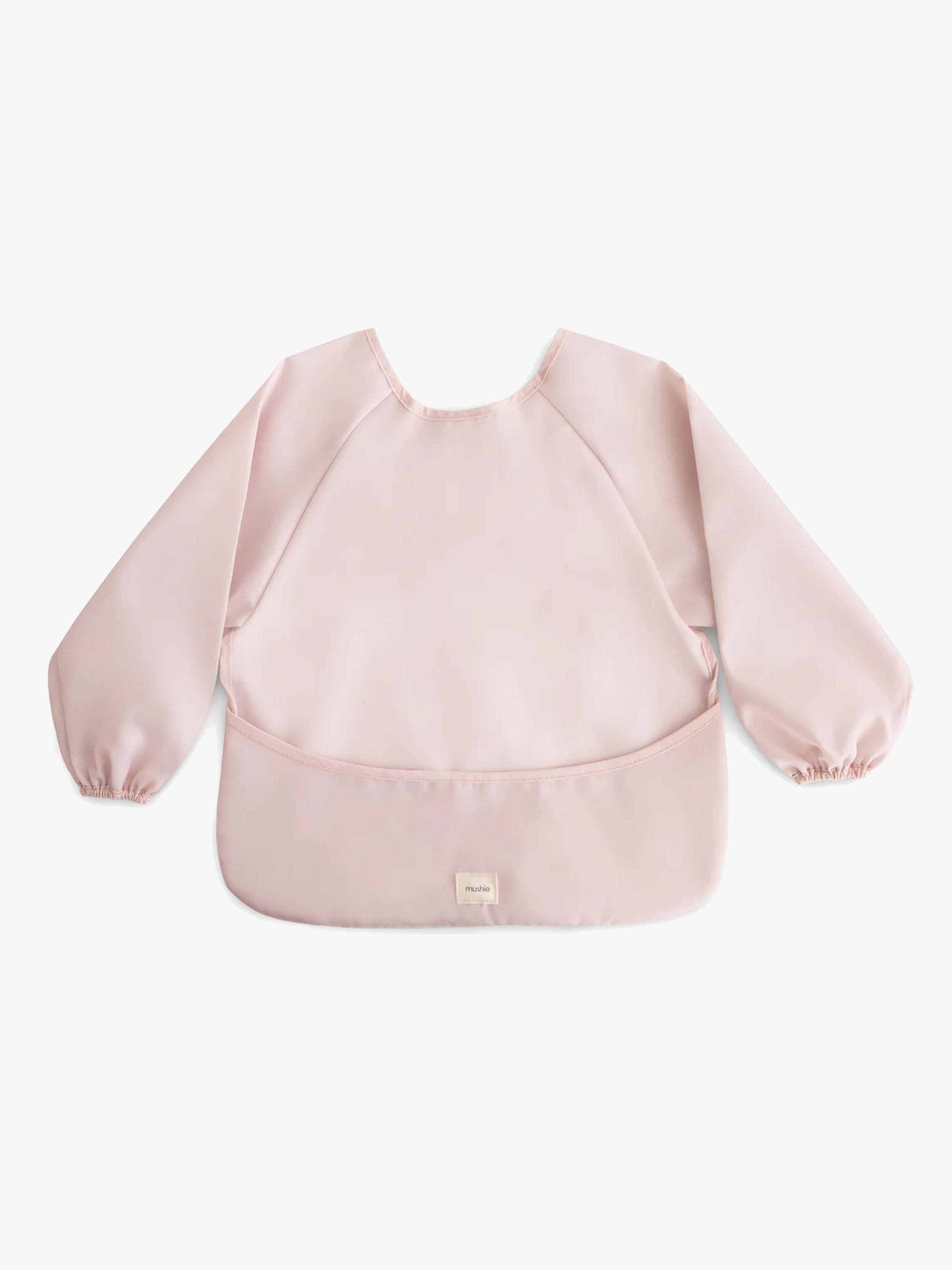 Mushie Pitkähihainen Ruokalappu, Blush