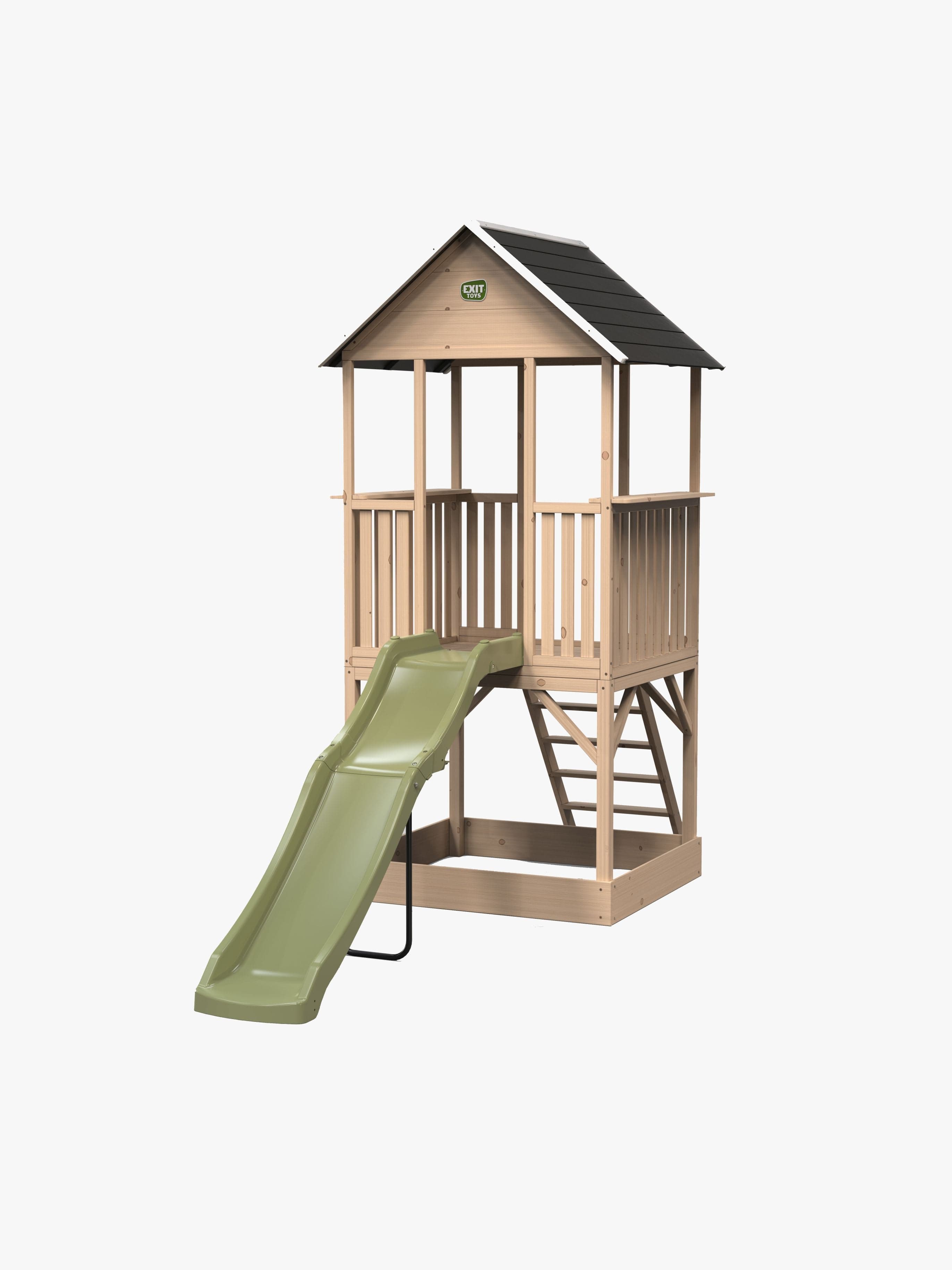 EXIT Panorama 500 Leikkimökki + Liukumäki & Hiekkalaatikko