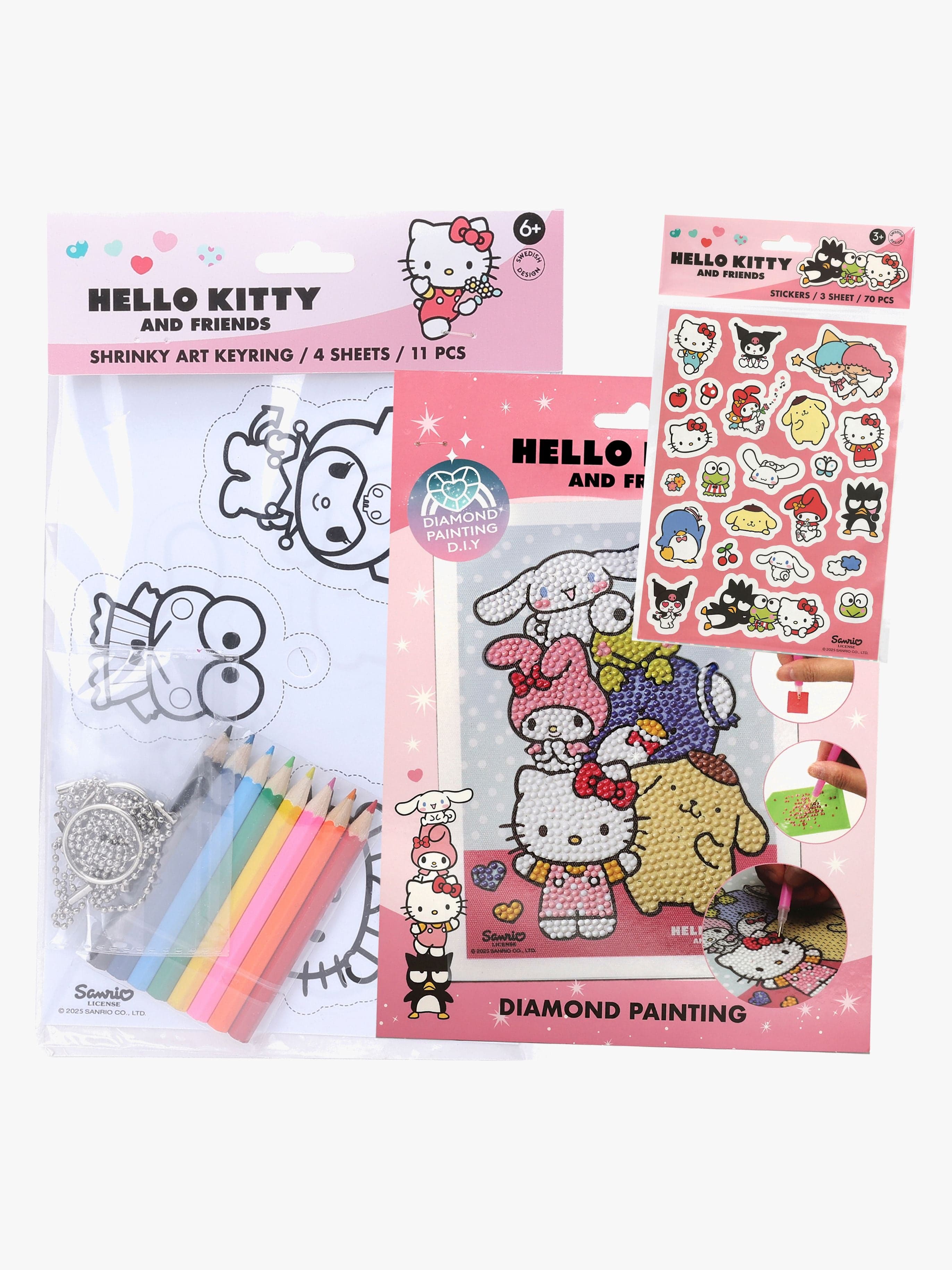 Hello Kitty Askartelusetti + Tarrat