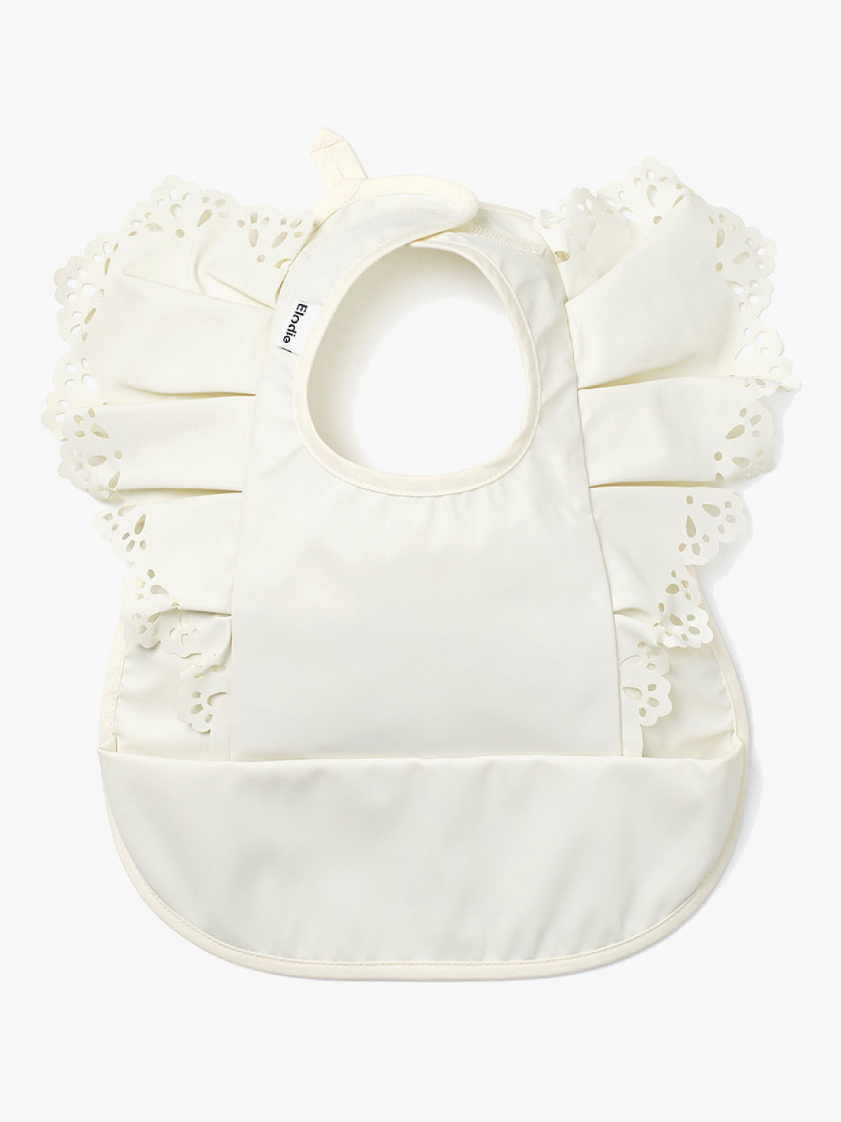 Elodie Ruokalappu Baby 3+, Vanilla White