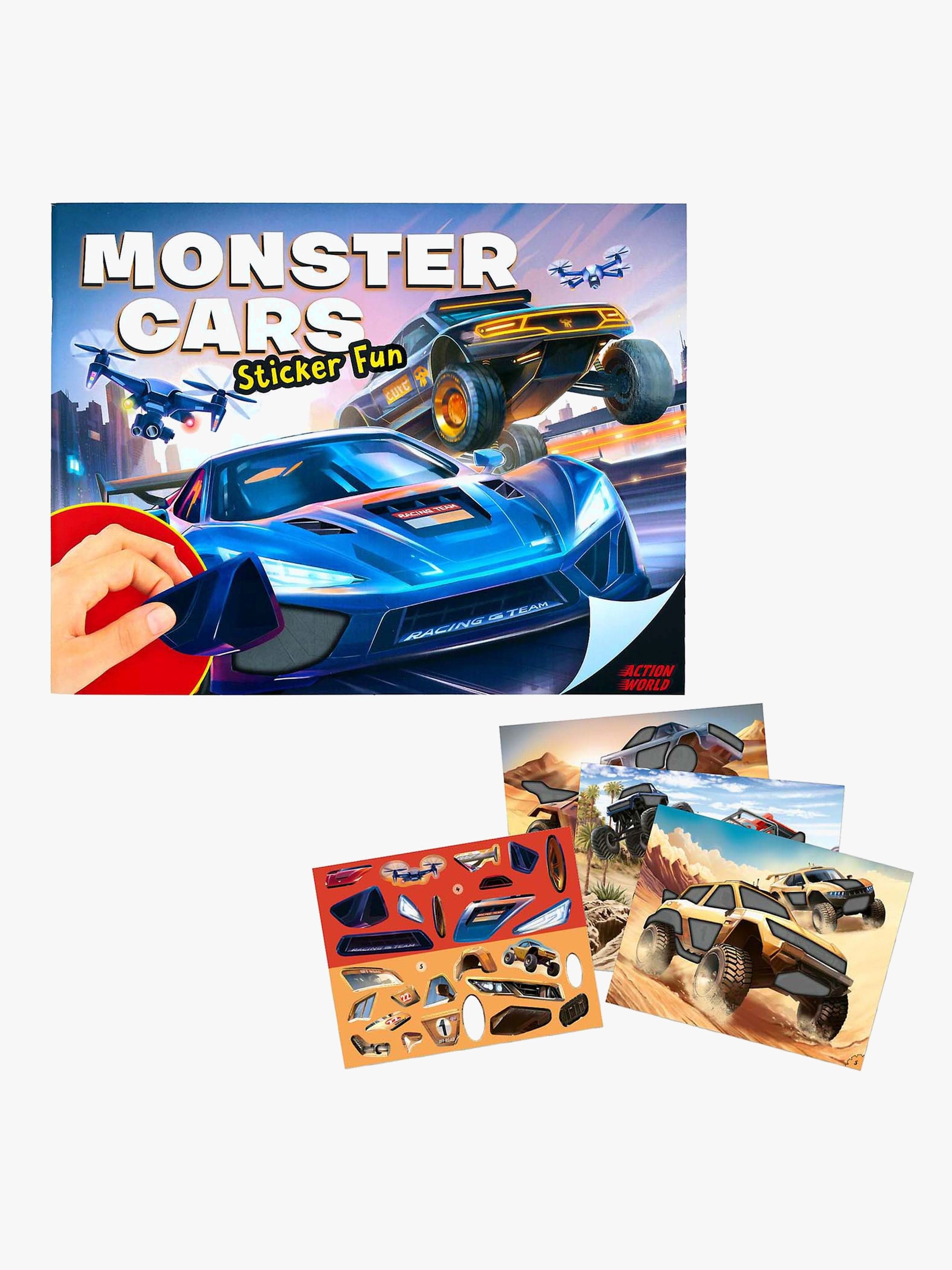 Action World Tarrakirja Monster Cars