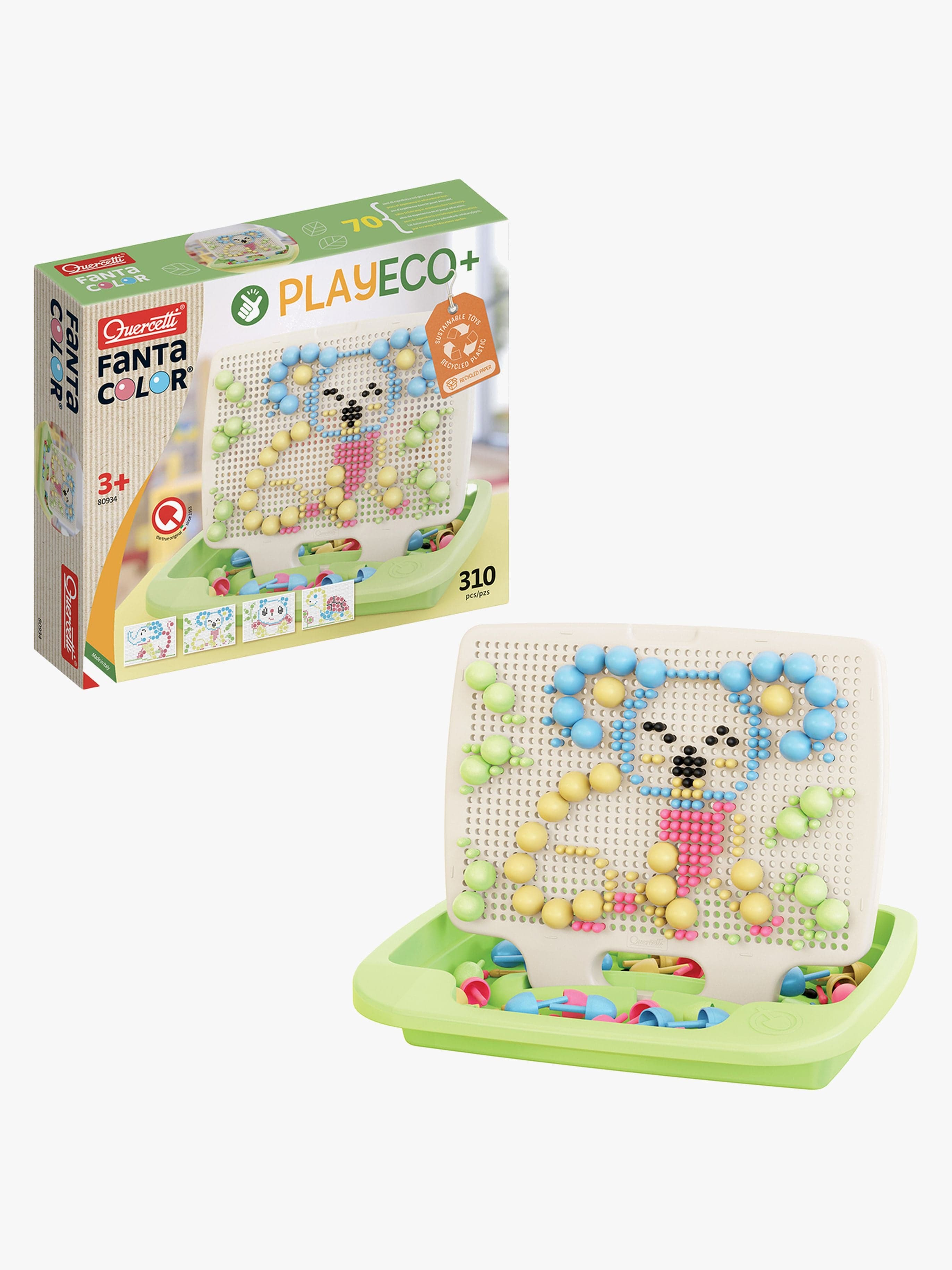 Quercetti FANTACOLOR Tappitaidesetti PLAY ECO+