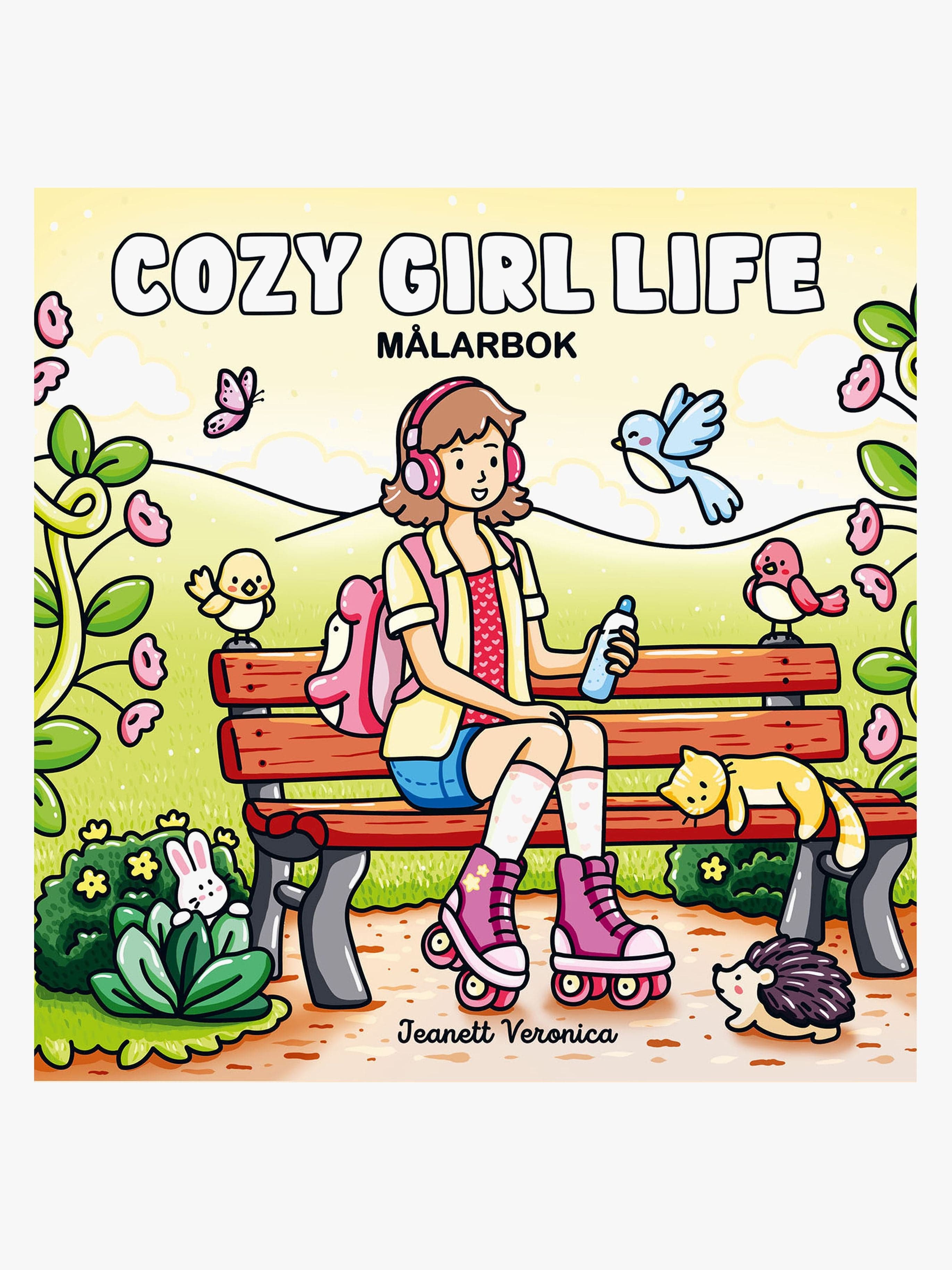 BokforlagetMaxStrom Cozy Girl Life Värityskirja
