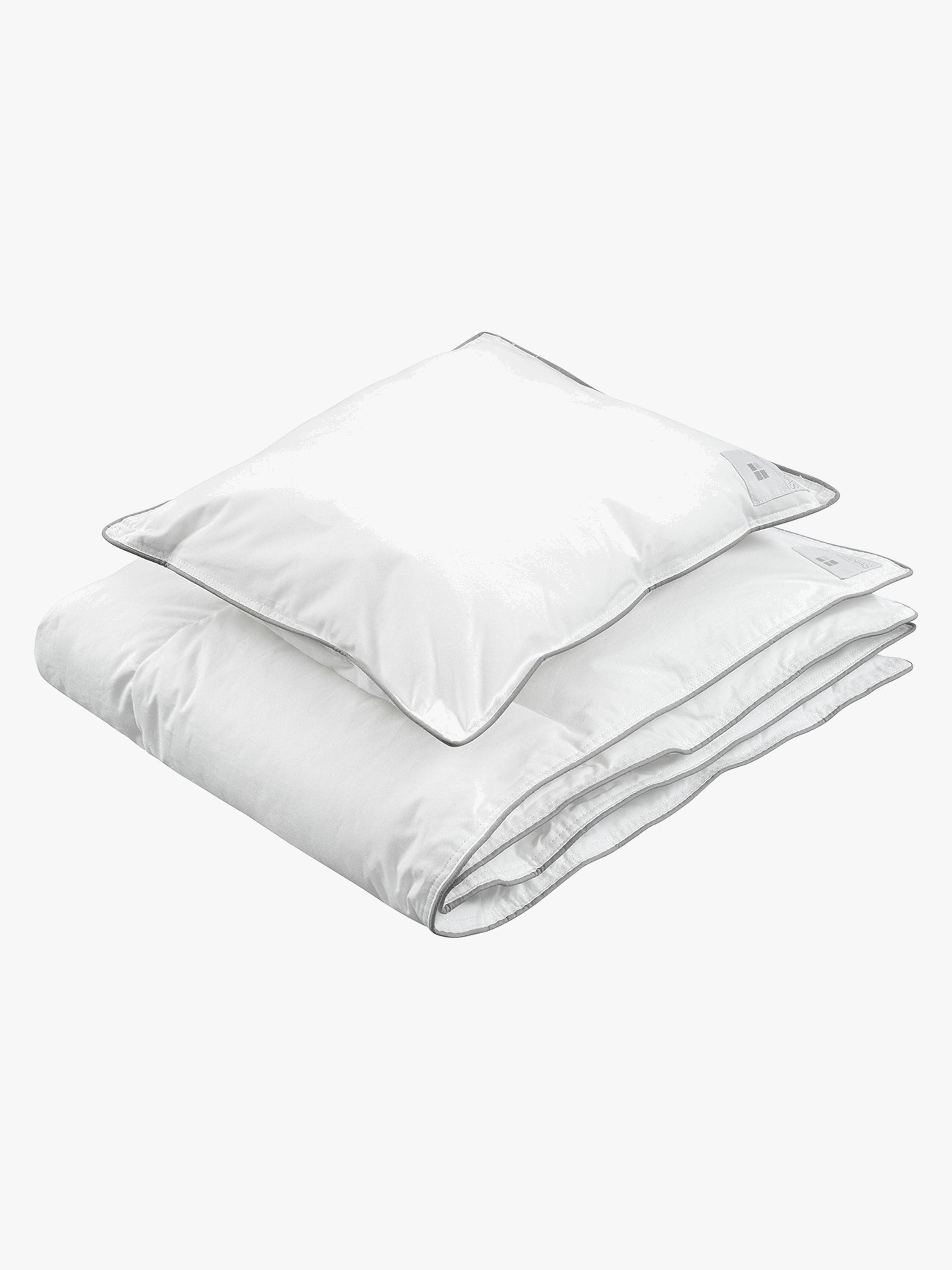 Borganäs of Sweden Ylellinen Peitto & Kuitutyyny 70 x 80, Valkoinen