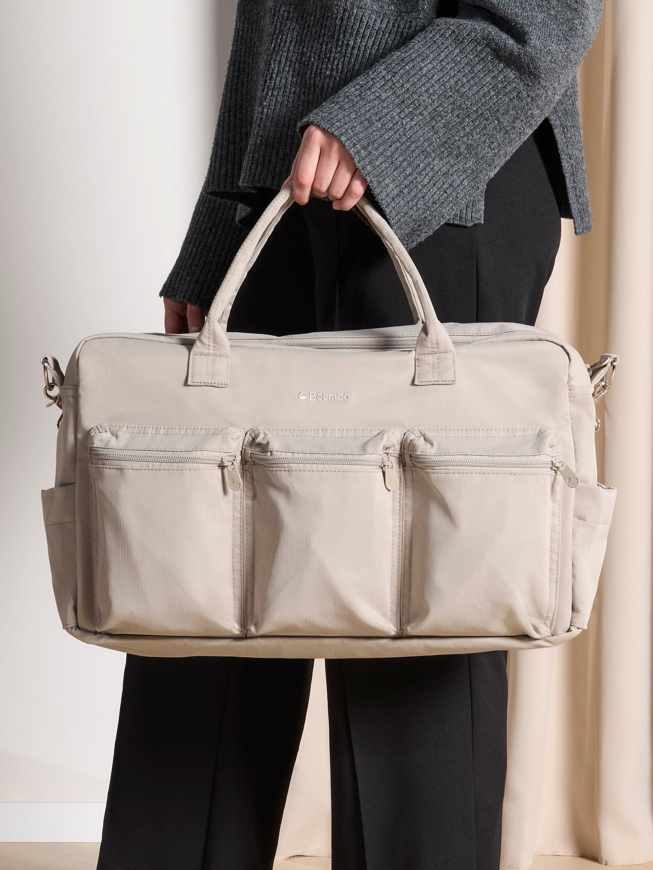 Beemoo Pro Double Hoitolaukku, Latte Beige