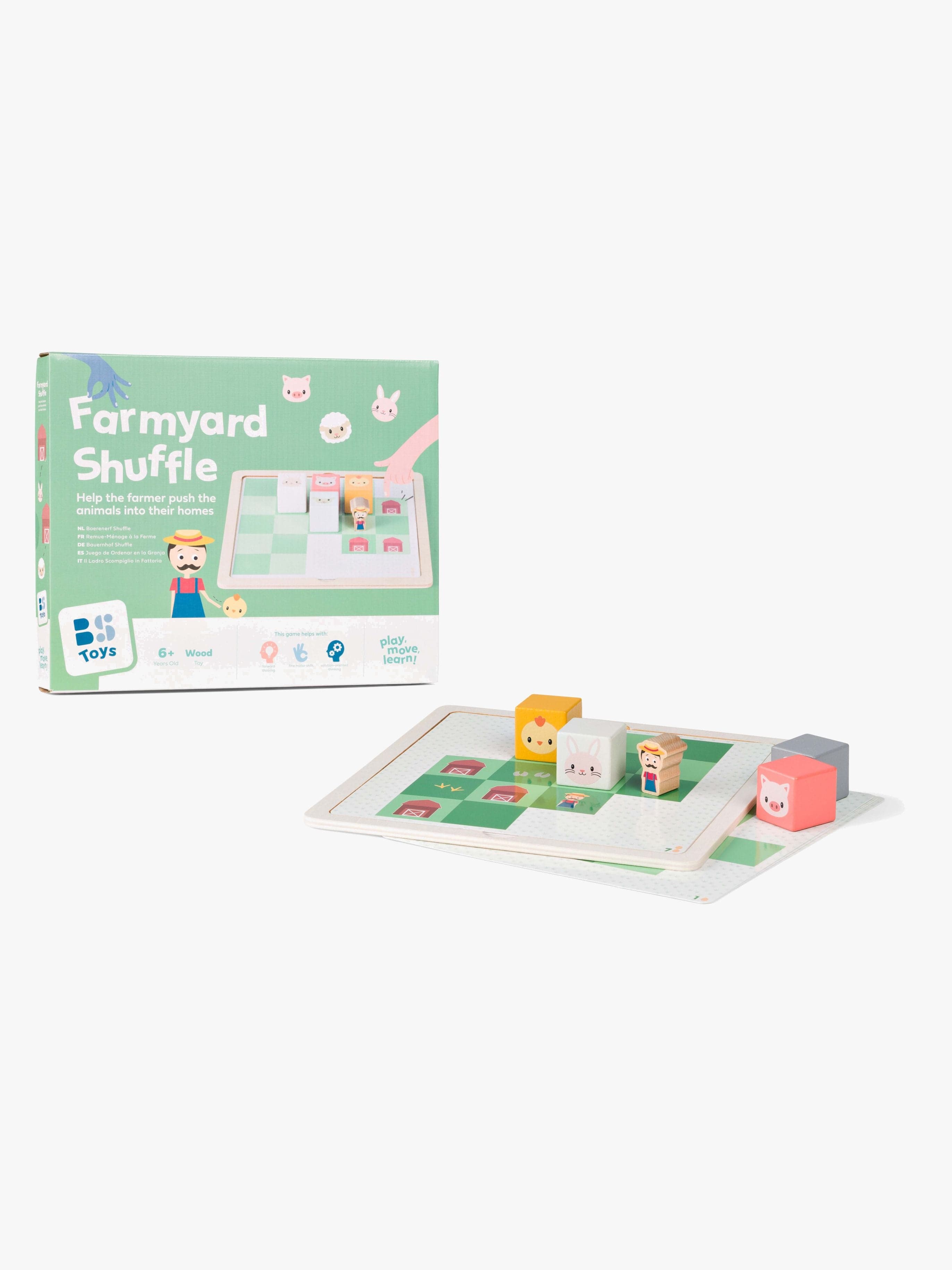 BS Toys Shuffle Peli Maatila