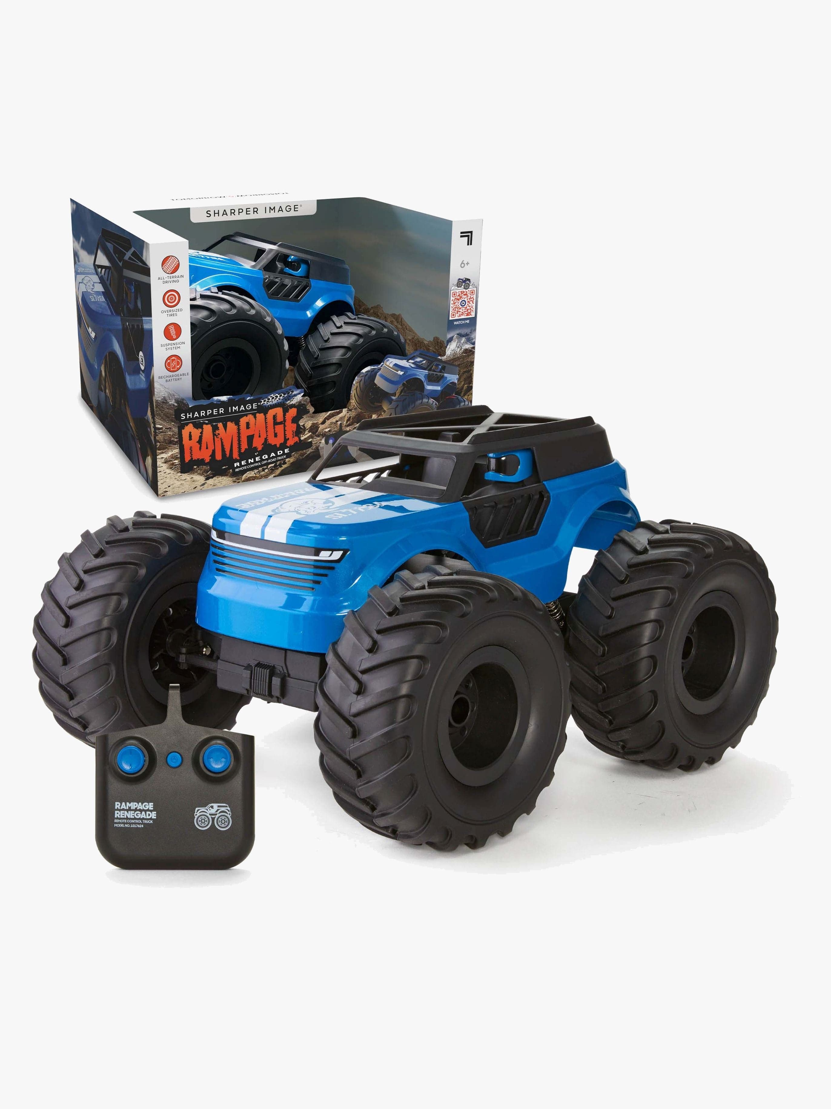 Sharper Image Radio-ohjattava Rampage Renegade, Sininen