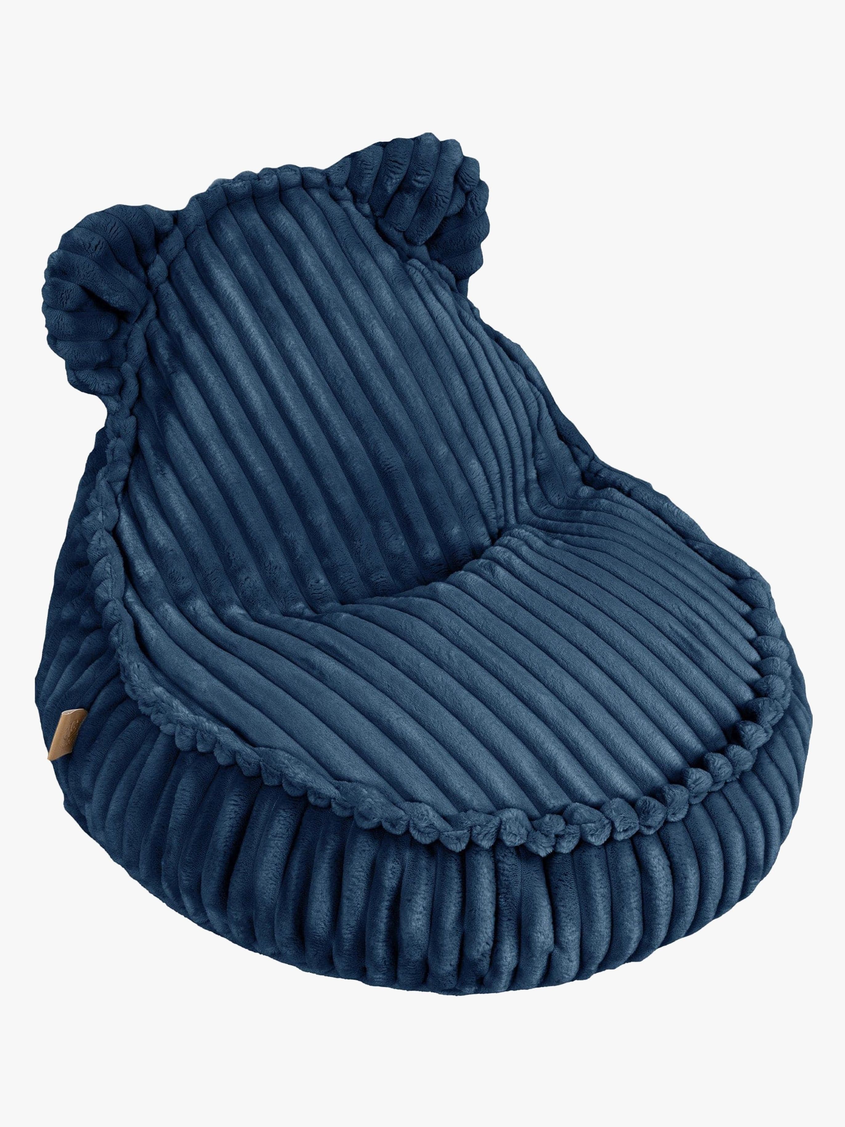 Meowbaby Churros Säkkituoli Teddy, Midnight Blue