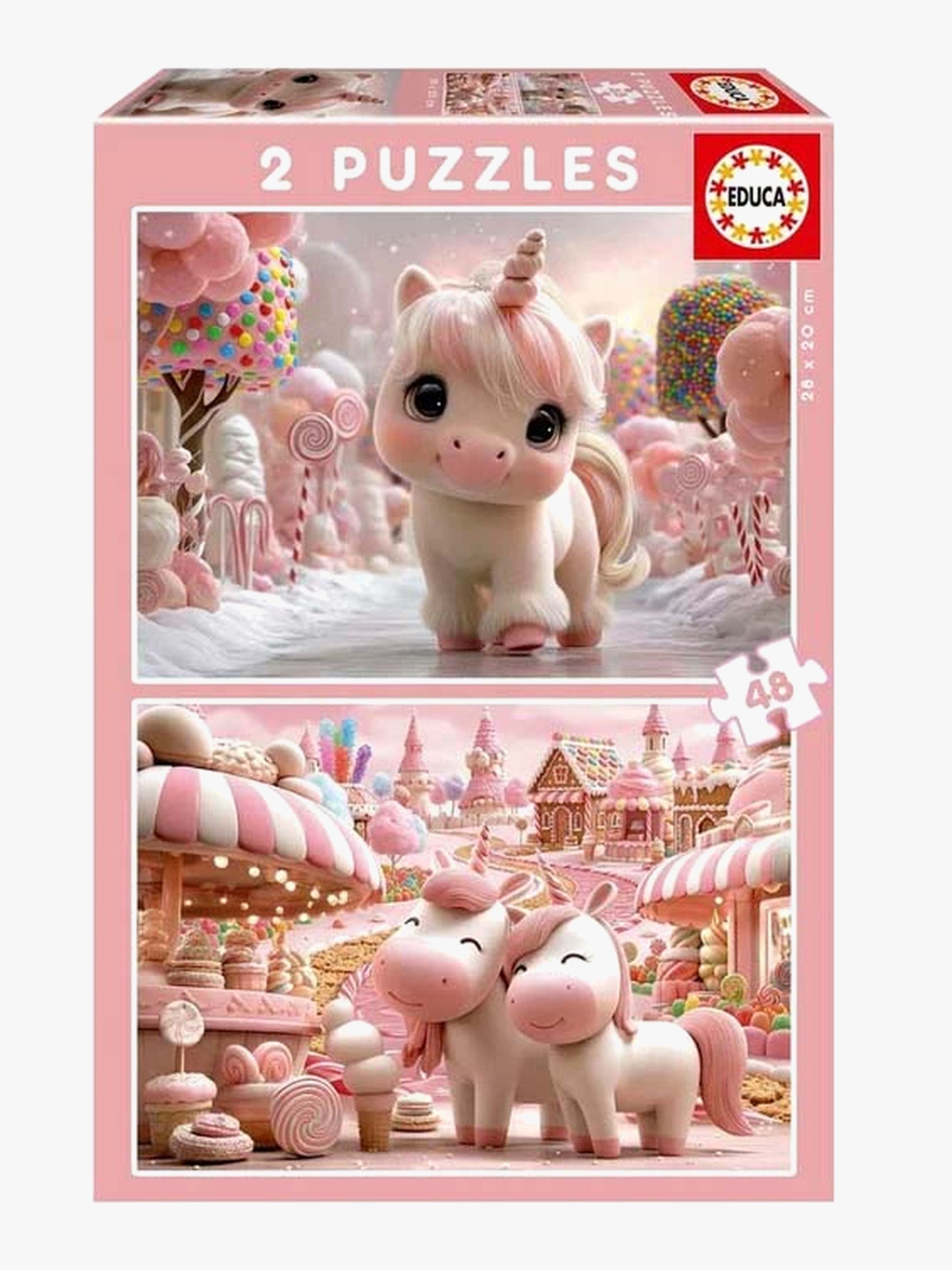 Educa Palapeli Sweet Unicorns 2x48 Palaa