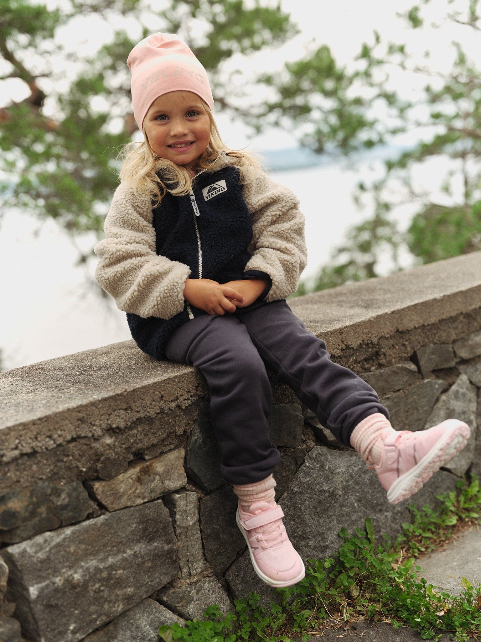 Viking Play Käännettävä Fleecetakki, Navy, 134