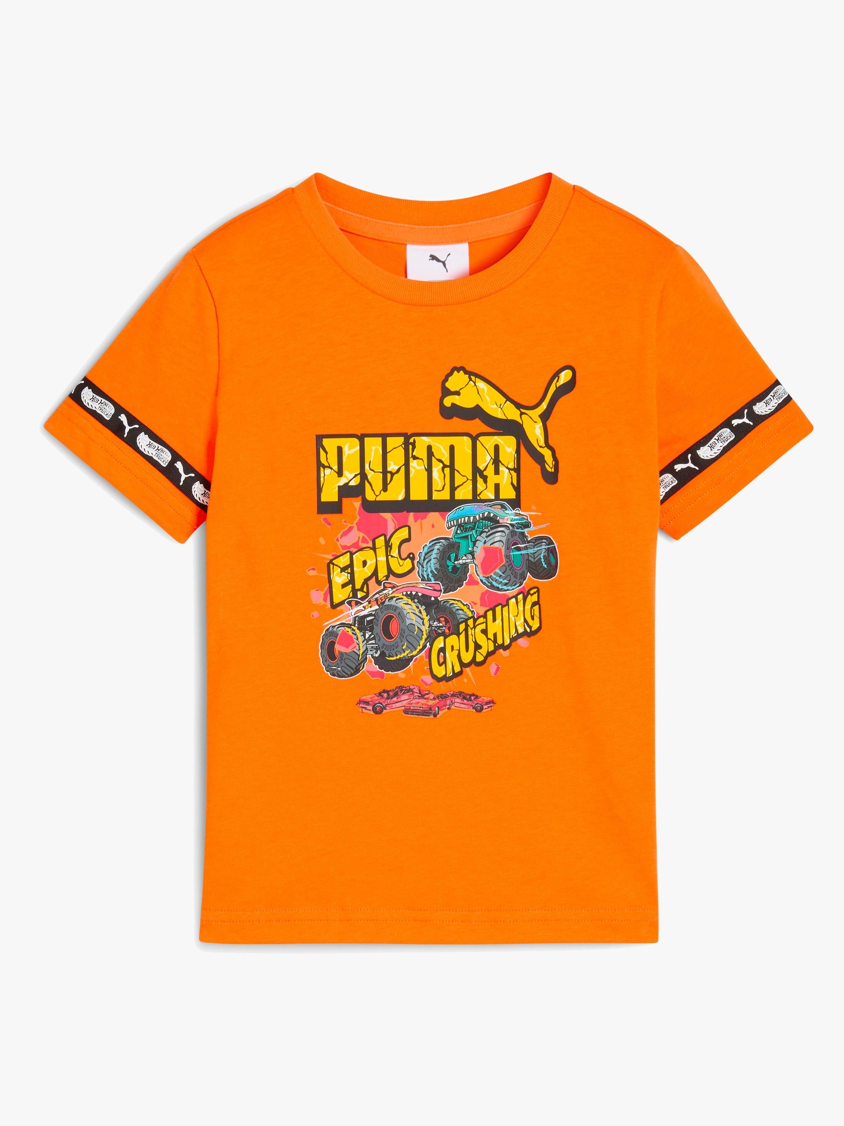 Puma Hot Wheels T-paita, Orange Glo, 110