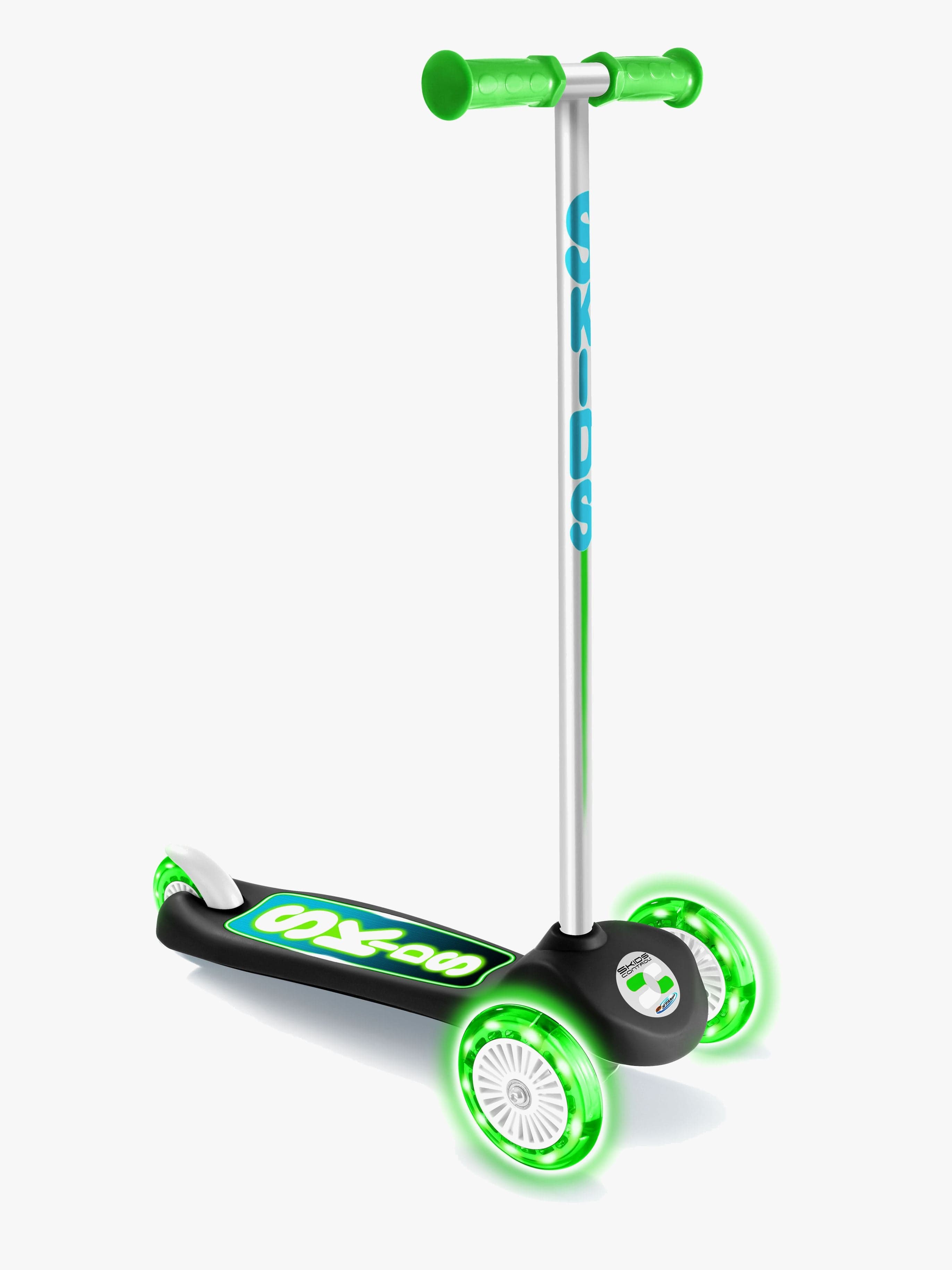 Stamp Stitch Ohjaus Potkulauta 3 Valopyörää