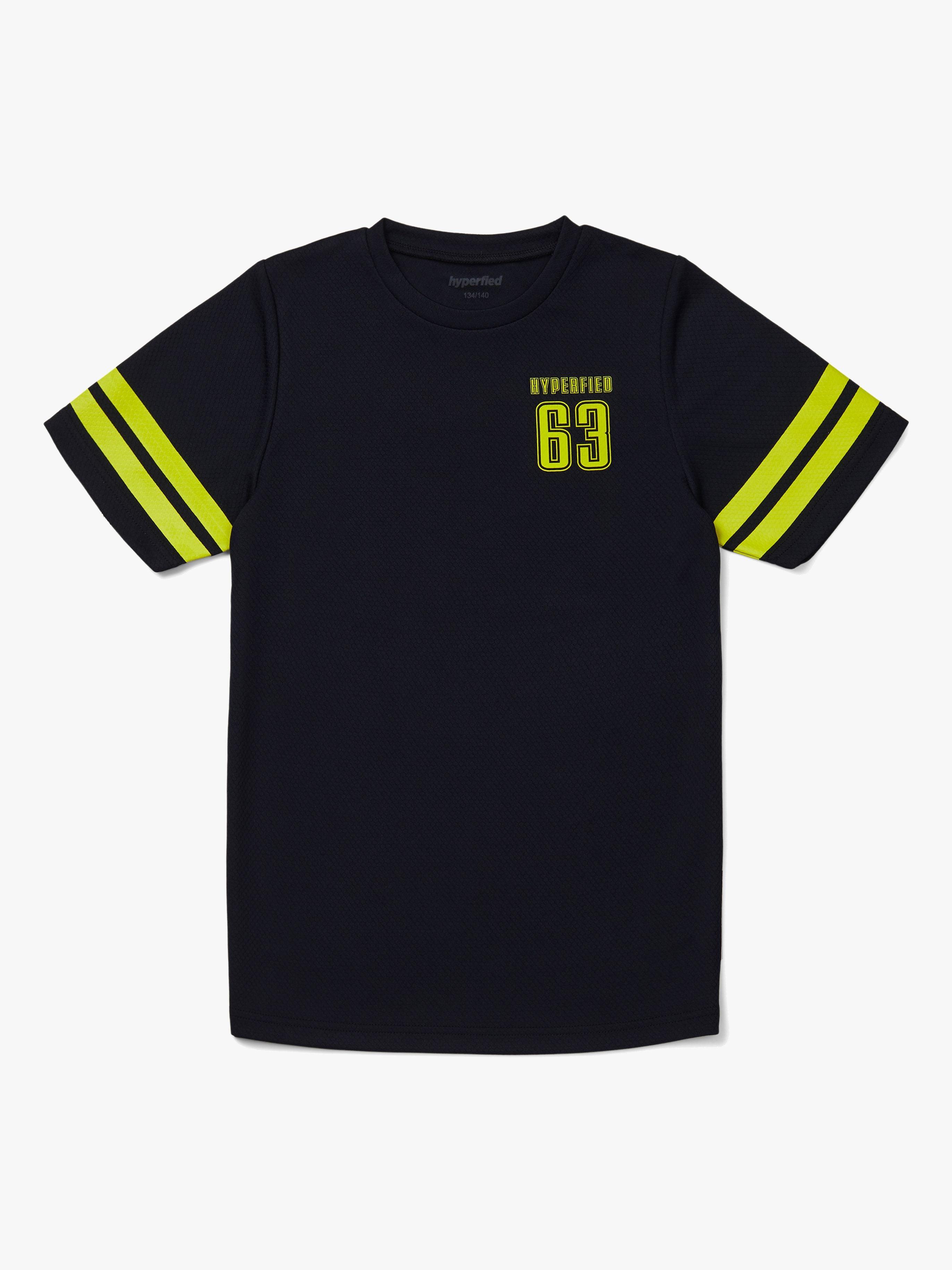 Hyperfied Back Logo T-Shirt, Anthracite 98-104