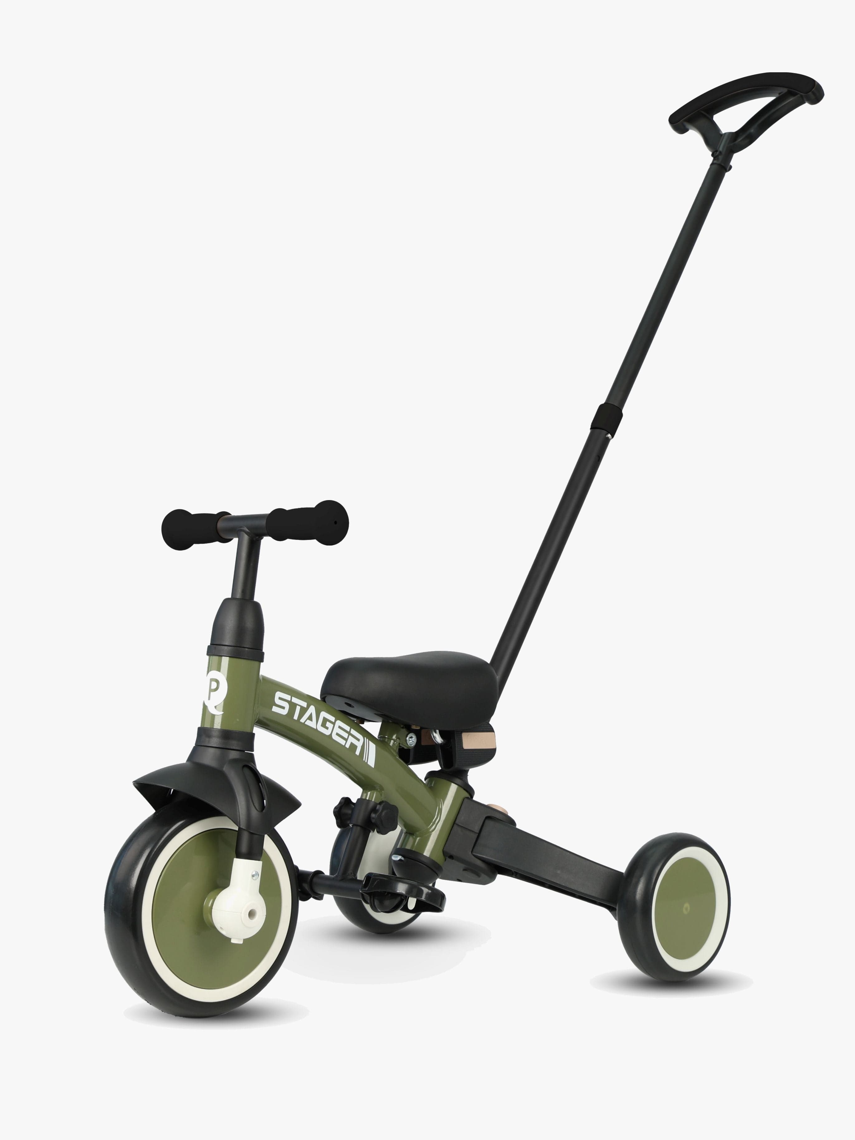 QPlay Stager 3-in-1 Muunneltava Kolmipyörä, Vihreä