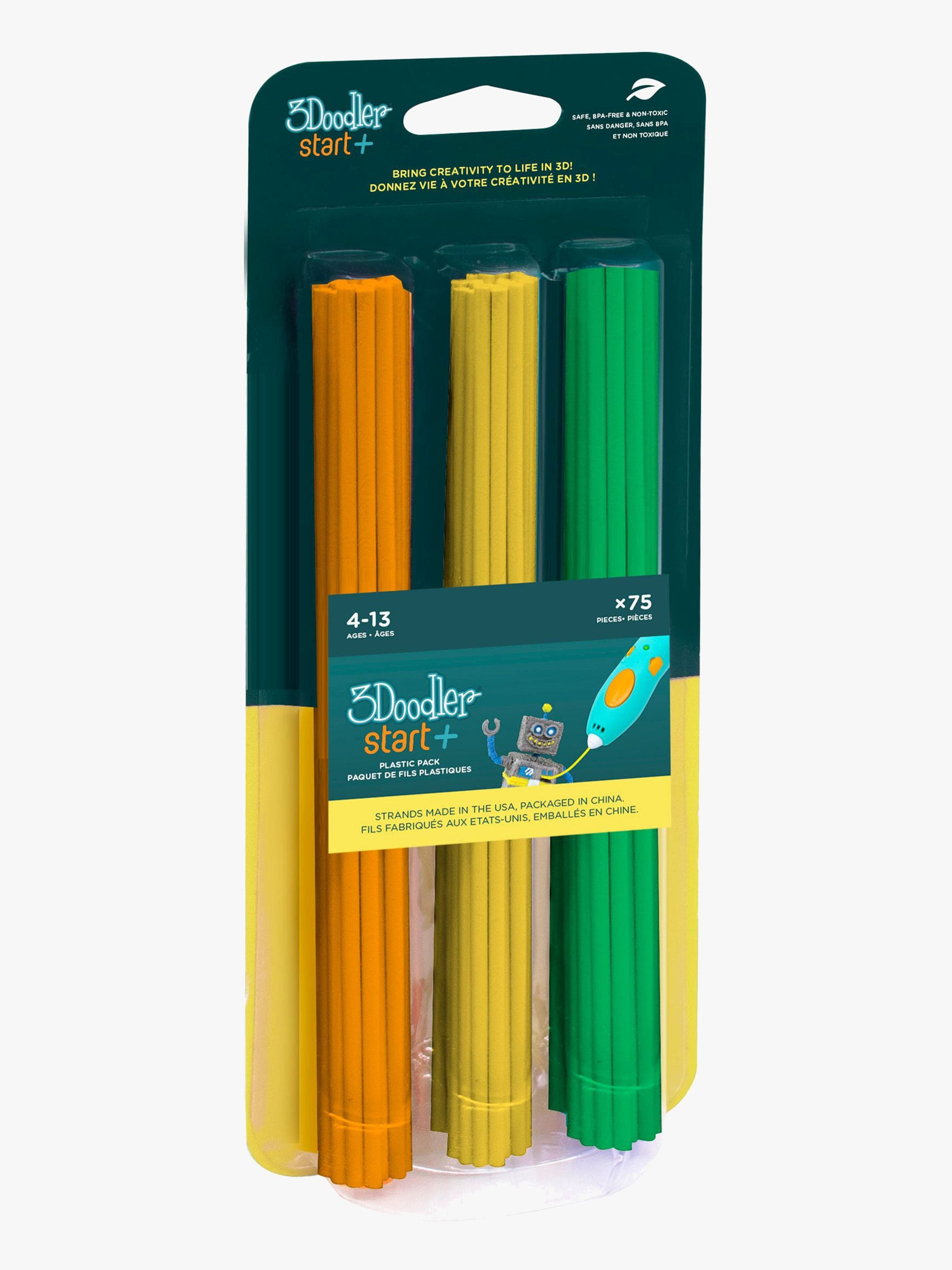 3Doodler START Mix 75-Pack, Oranssi/Keltainen/Vihreä