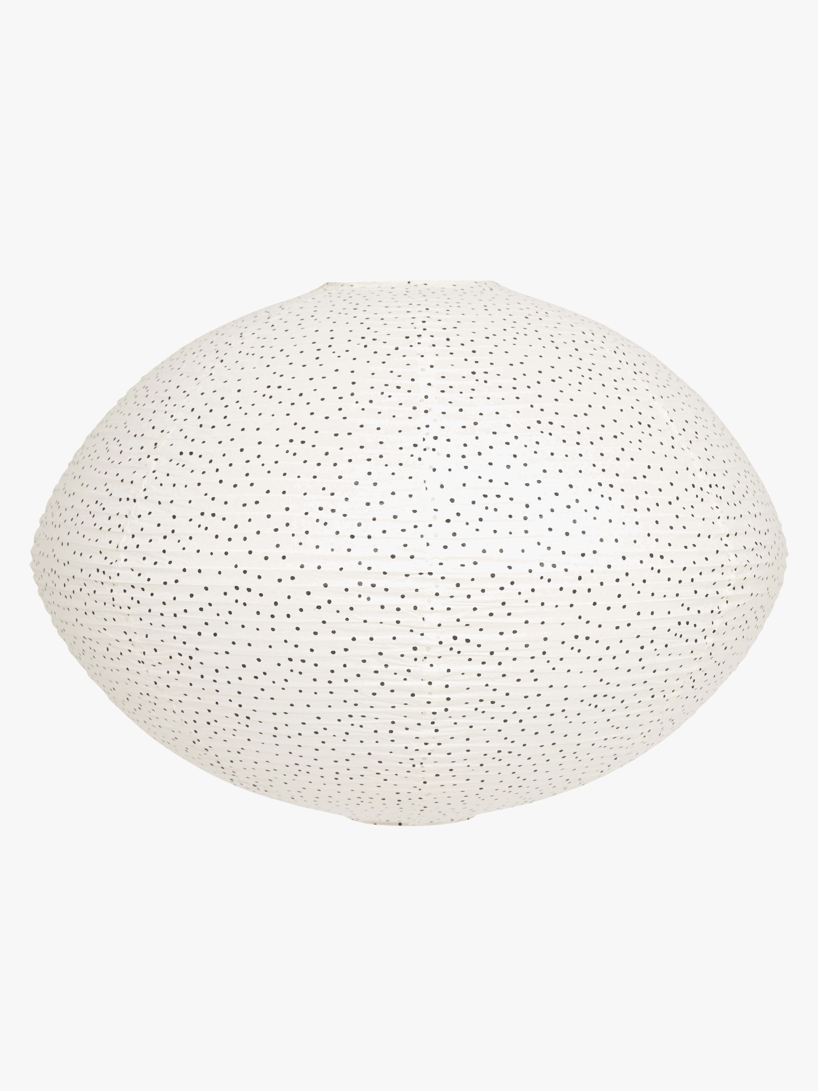 OYOY Moyo Lampunvarjostin Suuri, Off White/Black