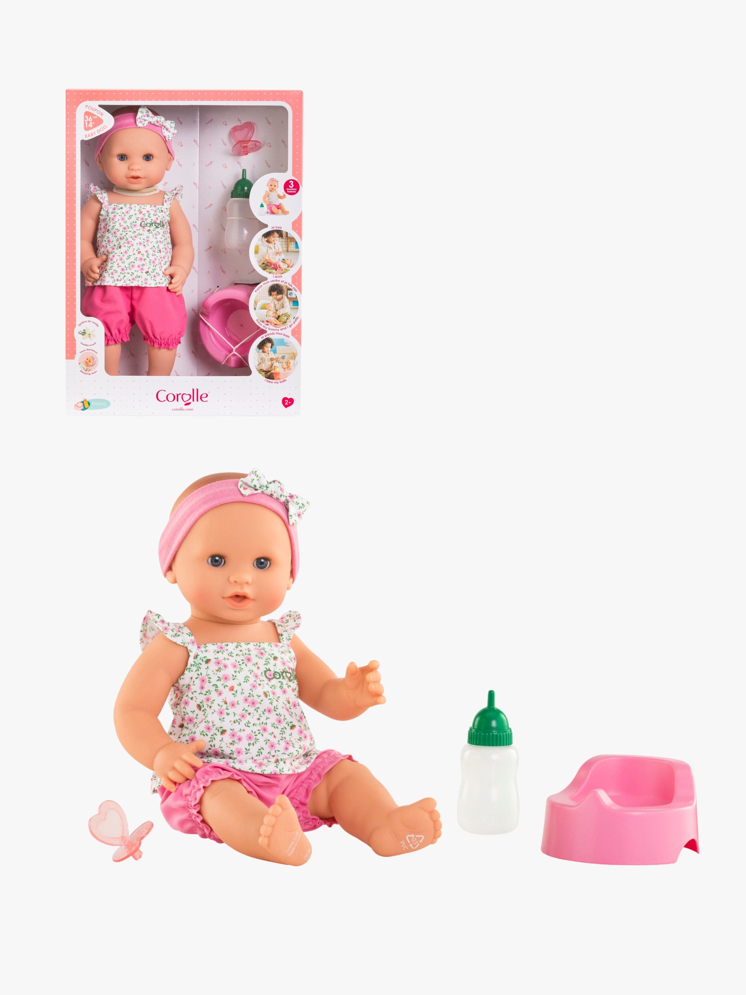 Corolle Kylpynukke Emma + Tarvikkeet 36 cm