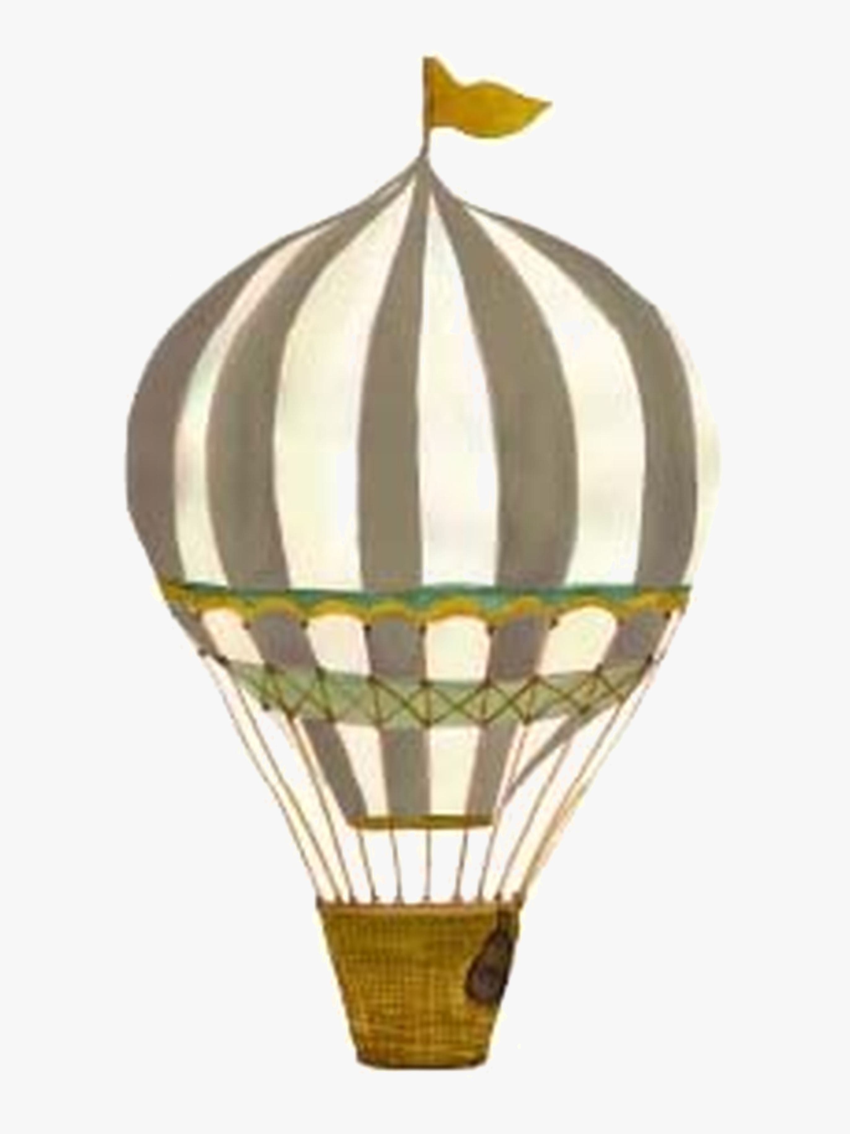 That"'s Mine Sisustustarra Retro Pieni Kuumailmapallo, Ruskea