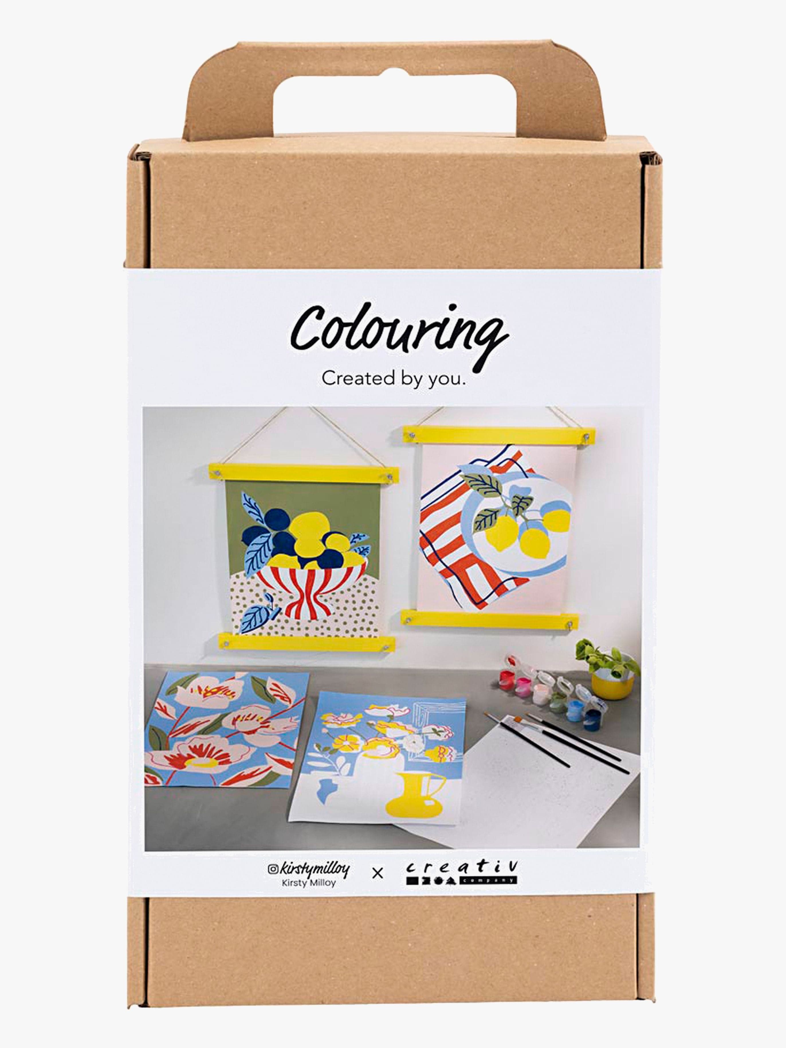 Creativ Company Värityssetti Akryylimaalisetti Maalaa numeroiden mukaan