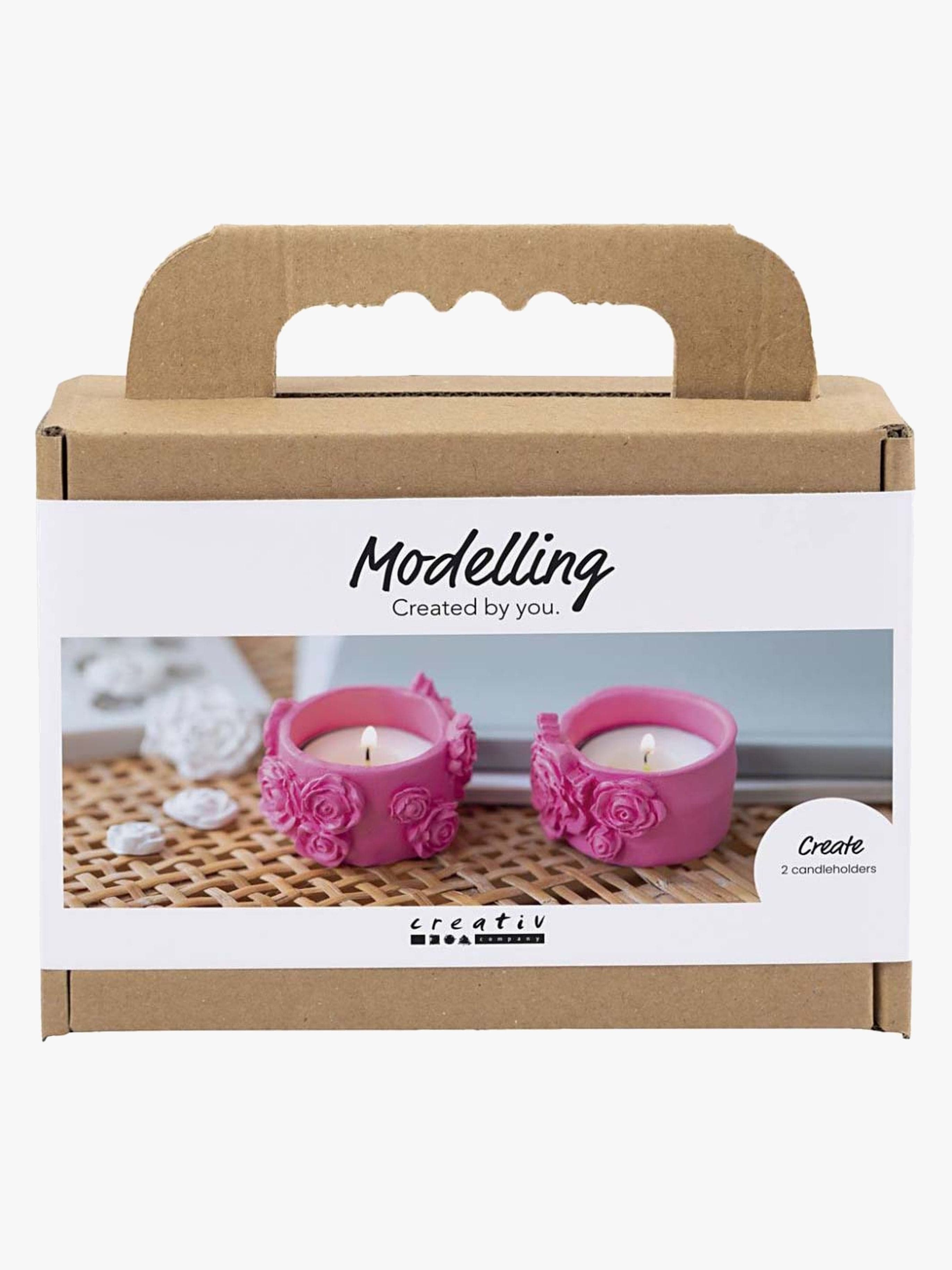 Creativ Company DIY-setti Muovailuvaha Tuikkupidike Mini