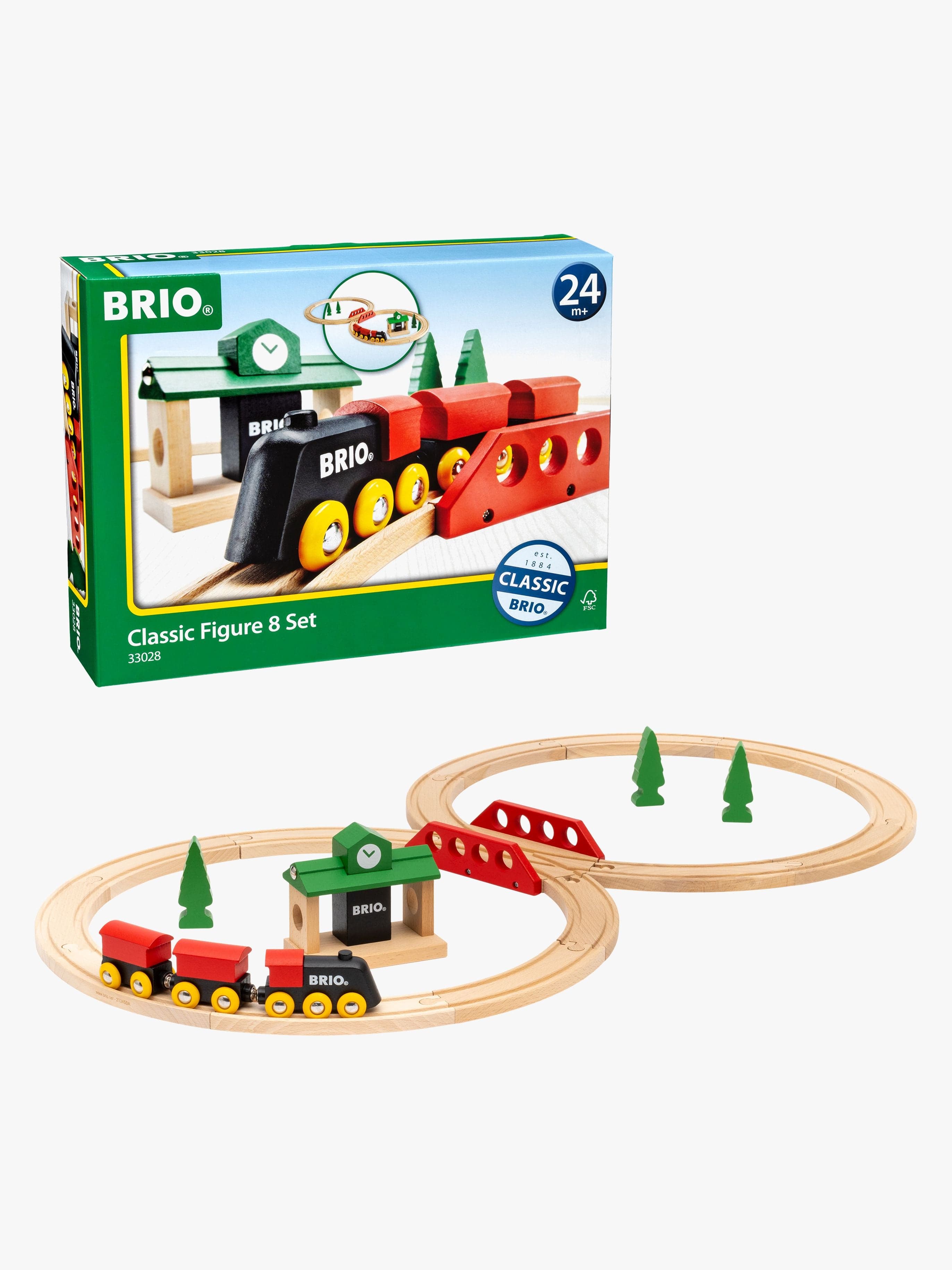 BRIO 33028 Klassinen Junarata