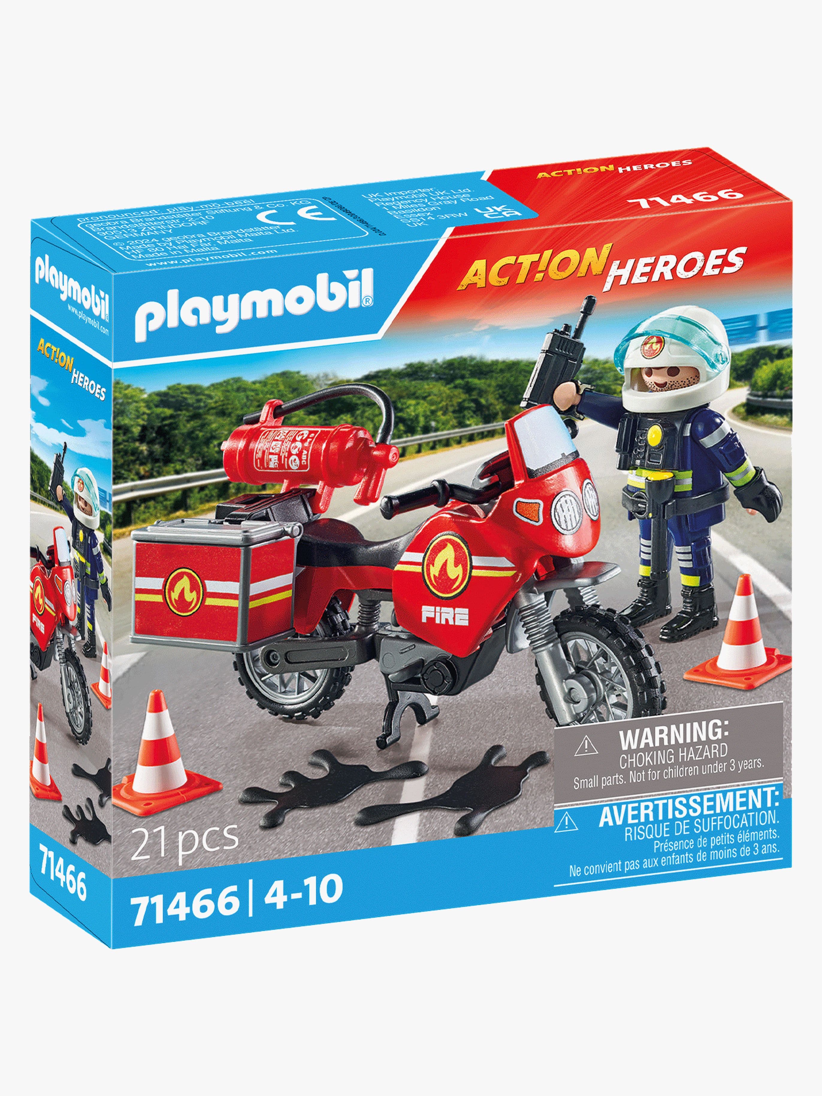 Playmobil 71466 Action Heroes Paloauto Onnettomuuspaikalla